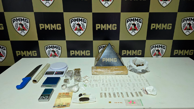 Abordagem no Anel Viário leva à prisão por tráfico e apreensão de grande quantidade de drogas em Uberlândia