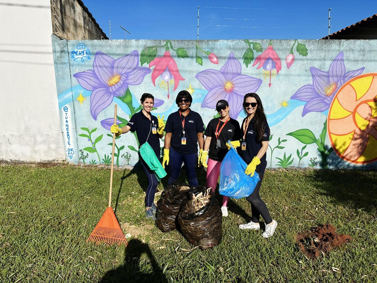 Sesc Uberlândia mobiliza voluntários em ação no Dia do Lazer