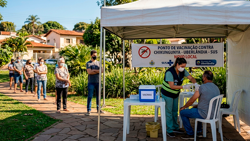 Mais pontos de vacina contra chikungunya são abertos em Uberlândia