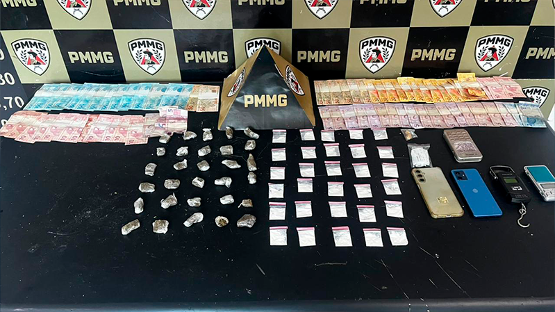 Perseguição com tiros termina com prisão e apreensão de drogas em Uberlândia