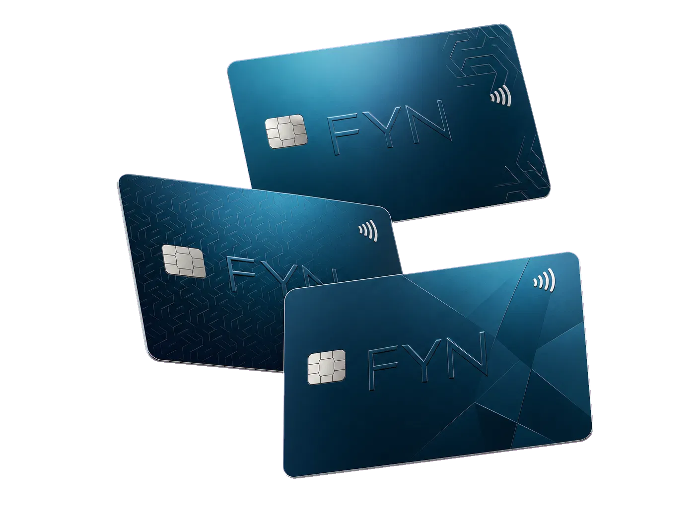 Cartões FYN Cash — Design premium