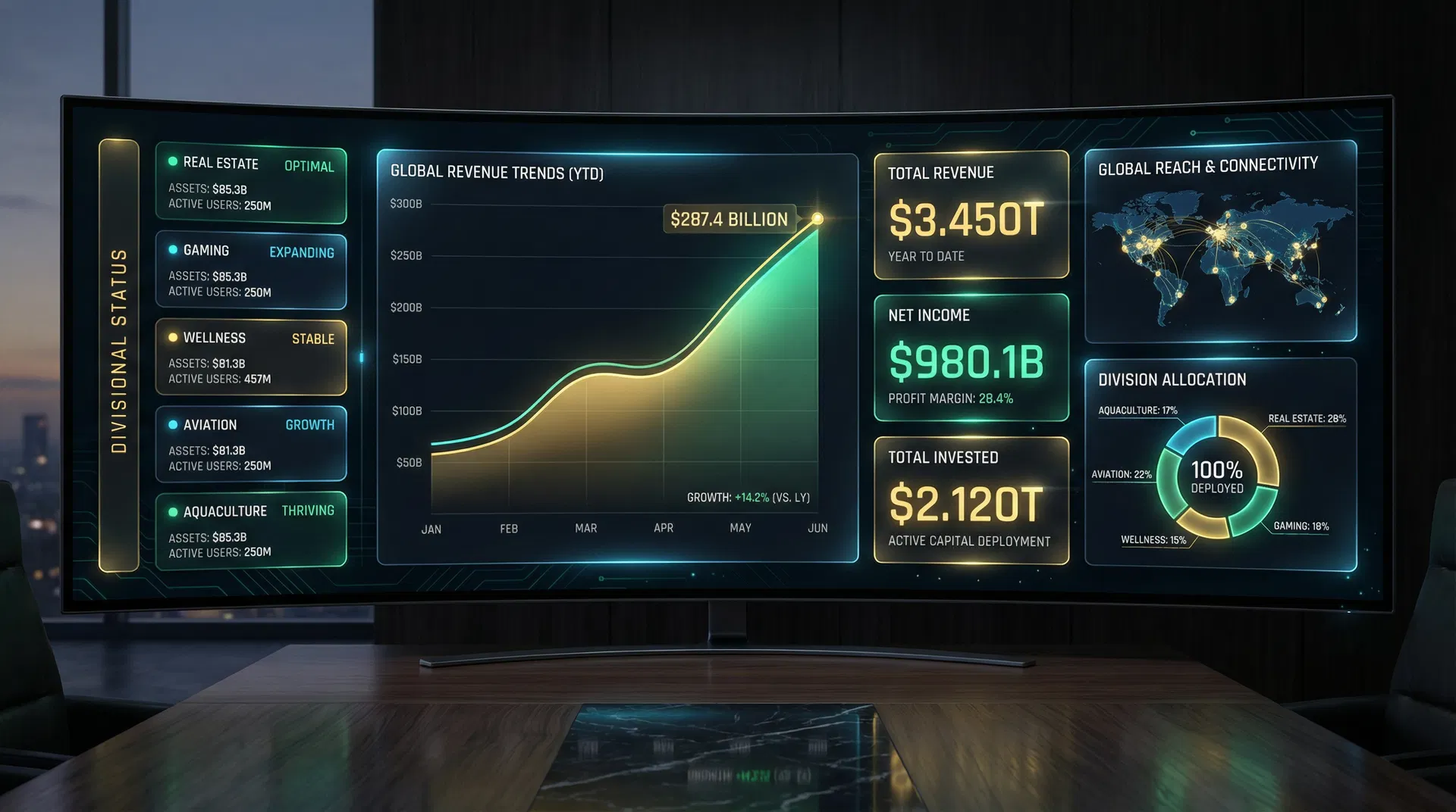 Mothership Command Center Dashboard