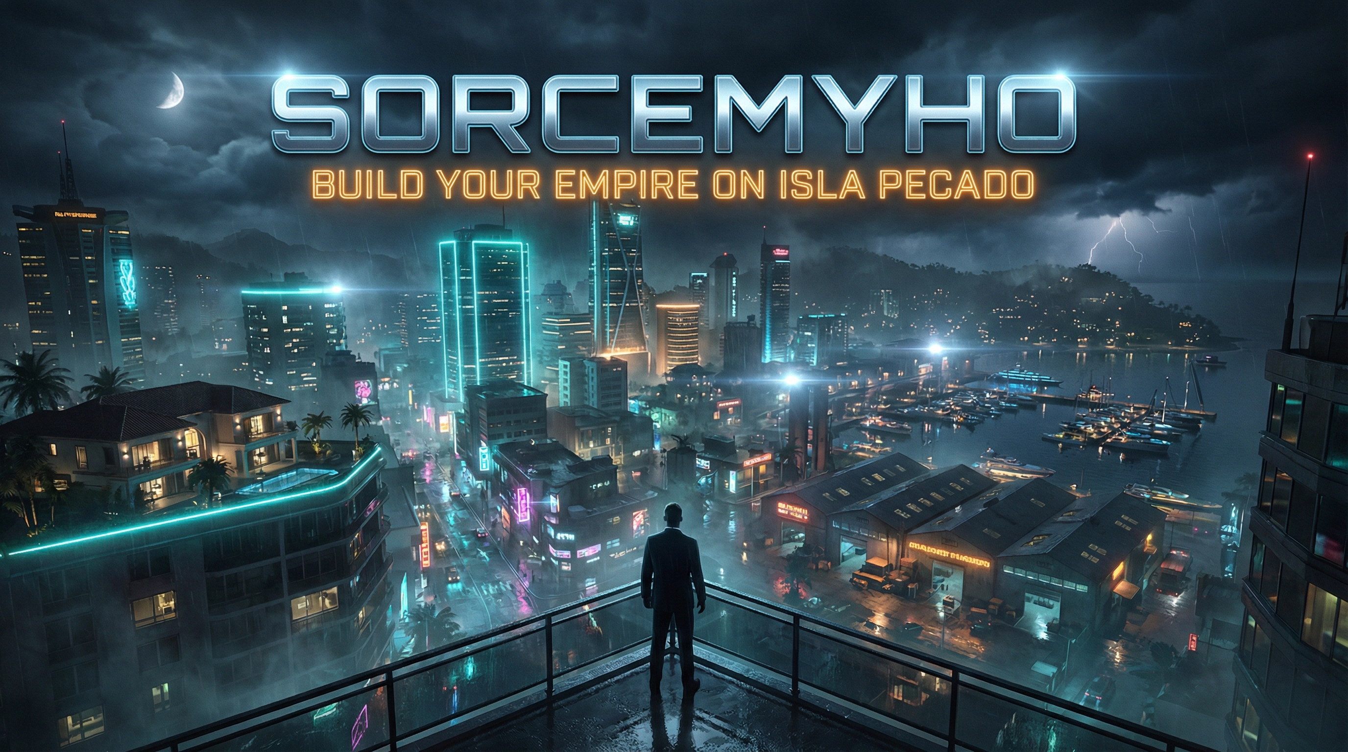 SorceMyHo - Isla Pecado at night
