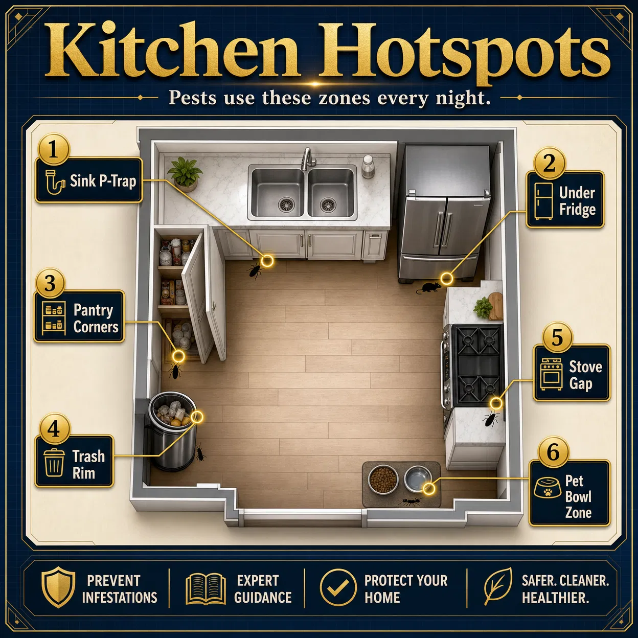Kitchen Hotspots inspection map