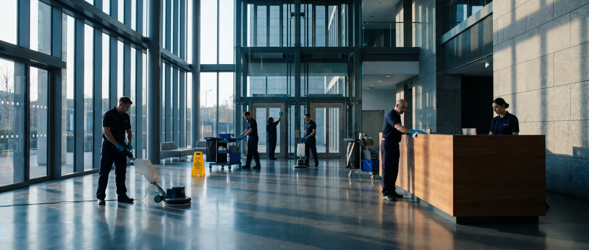 Professional commercial cleaning and maintenance