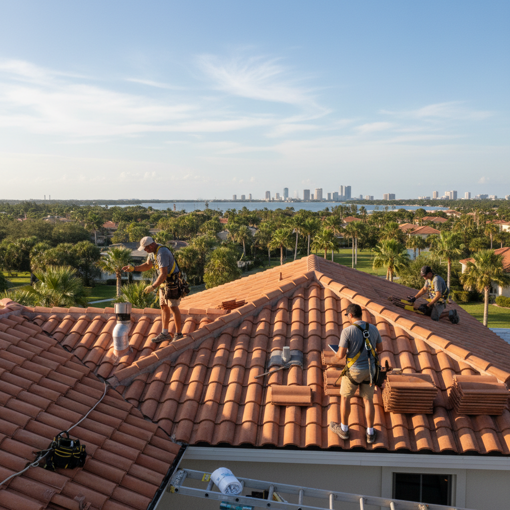 Hiring a Roofer scene illustrating Hytz Roofing BBB Rating and Customer Reviews: What the Record Shows