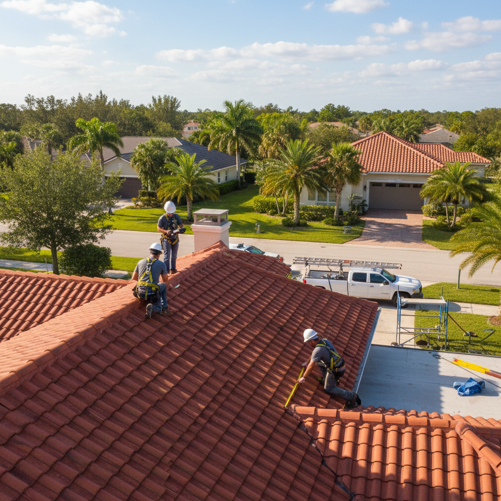 Hiring a Roofer scene illustrating What Do Homeowners Say About Roofing Companies? Common Praise and Complaints