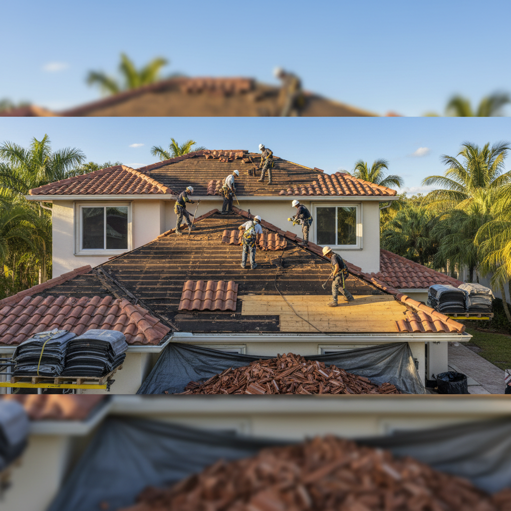 Roof Replacement scene illustrating What Hidden Costs Pop Up After a Roof Tear-Off Begins?