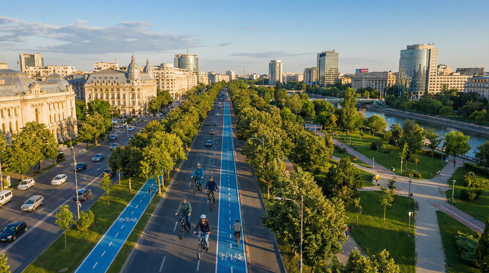 Piste ciclabile în București