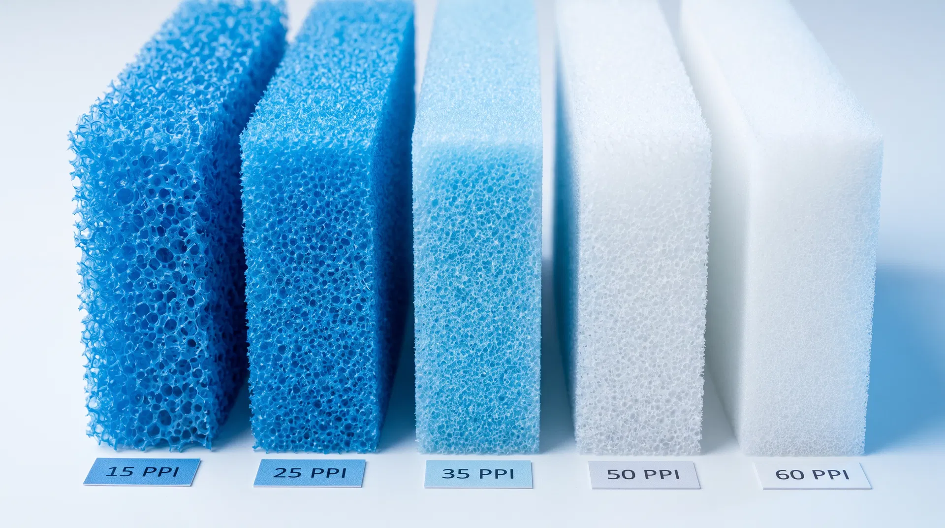 Como escolher o PPI ideal na espuma filtrante?