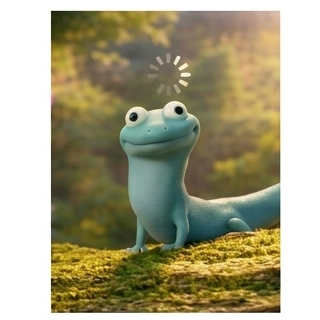 Lizard Glowing