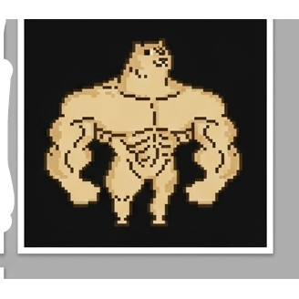 Buff Pixel Character