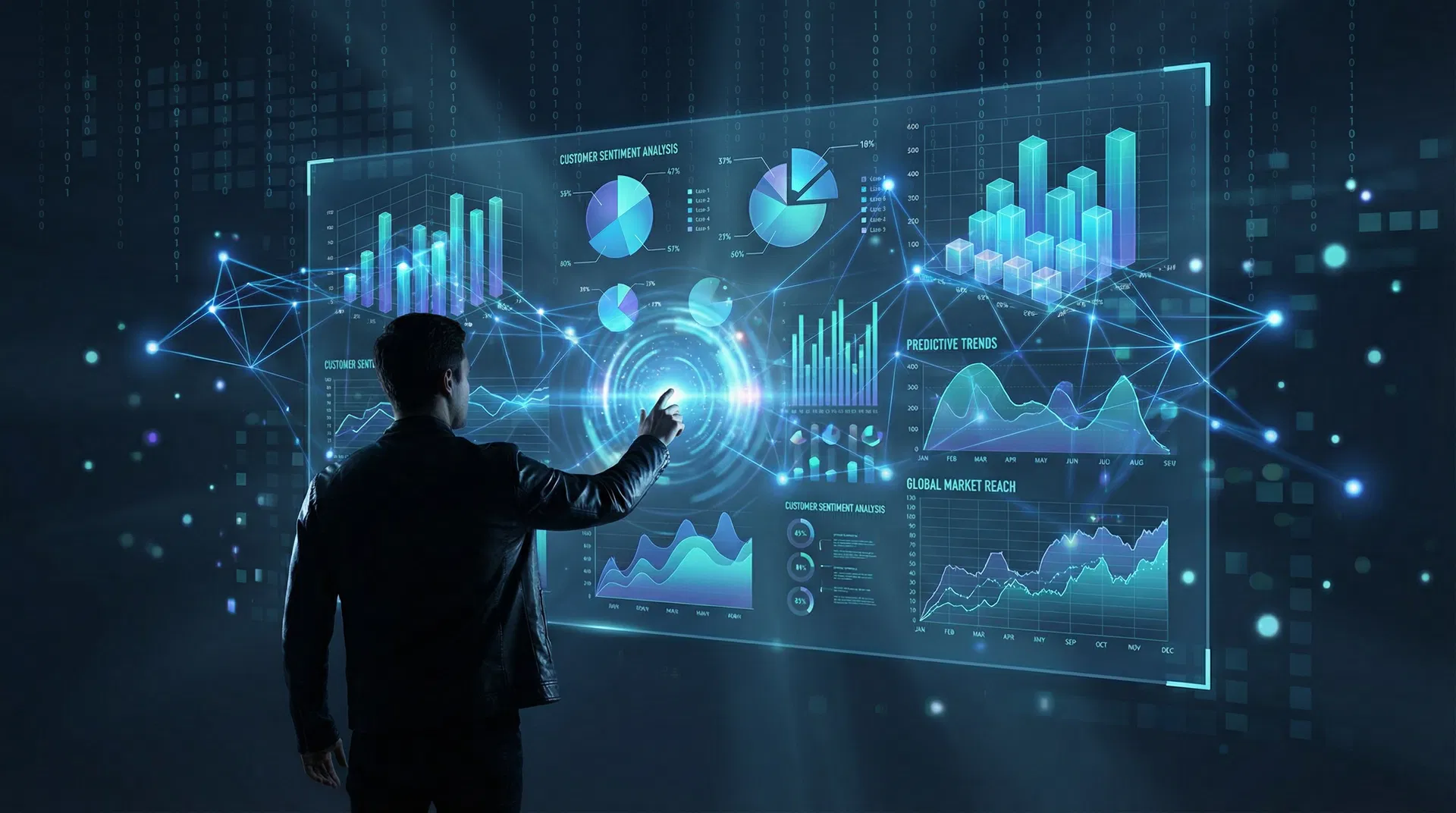 Imagem de destaque do artigo: IA para Análise de Dados no Marketing Digital: A Tendência Definitiva para 2026 — Descubra como a Inteligência Artificial para análise de dados e Business Intelli