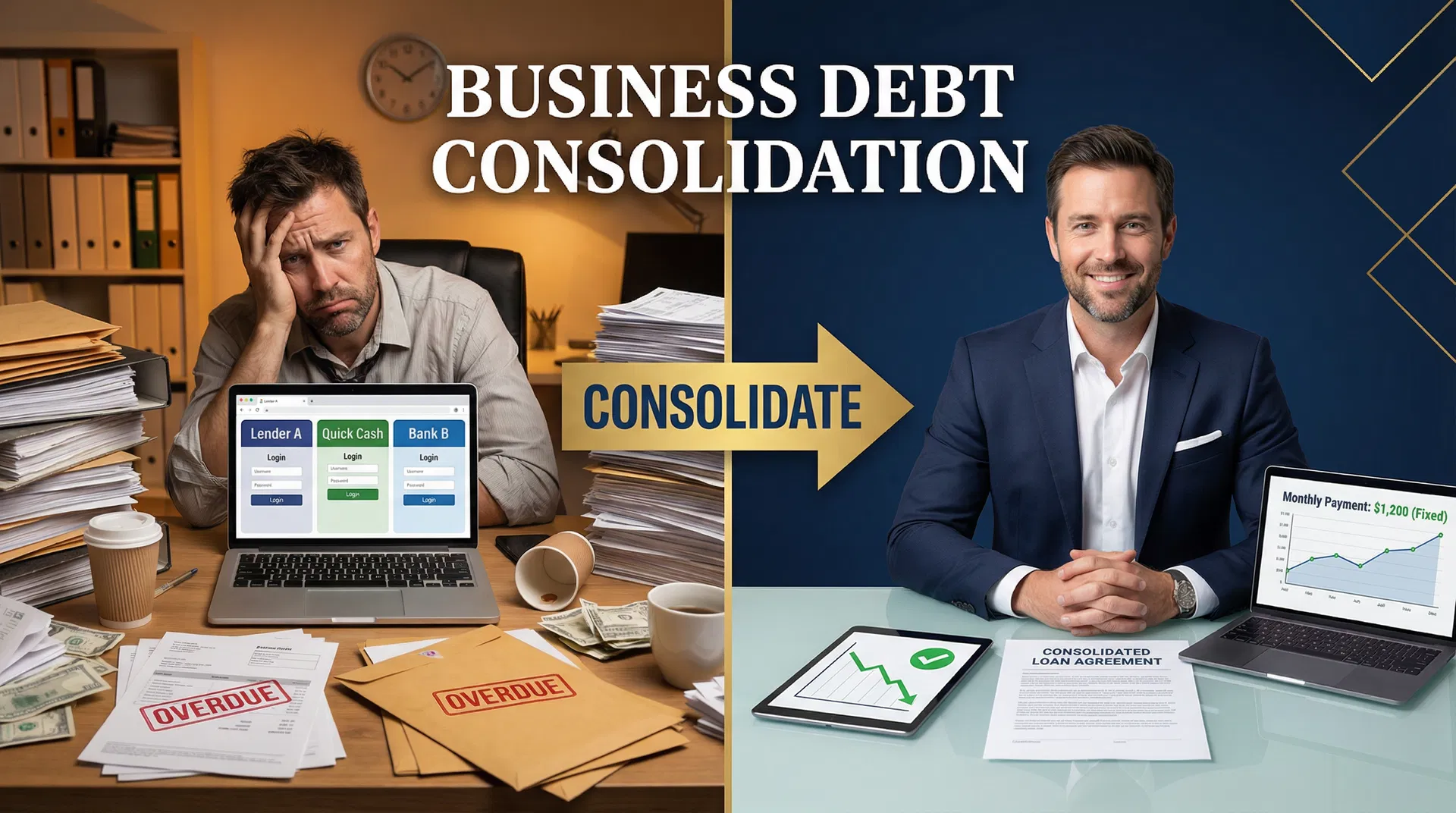 Business funding guide: Business Debt Consolidation Loans: How to Combine Multiple Business Debts (2026 Guide)