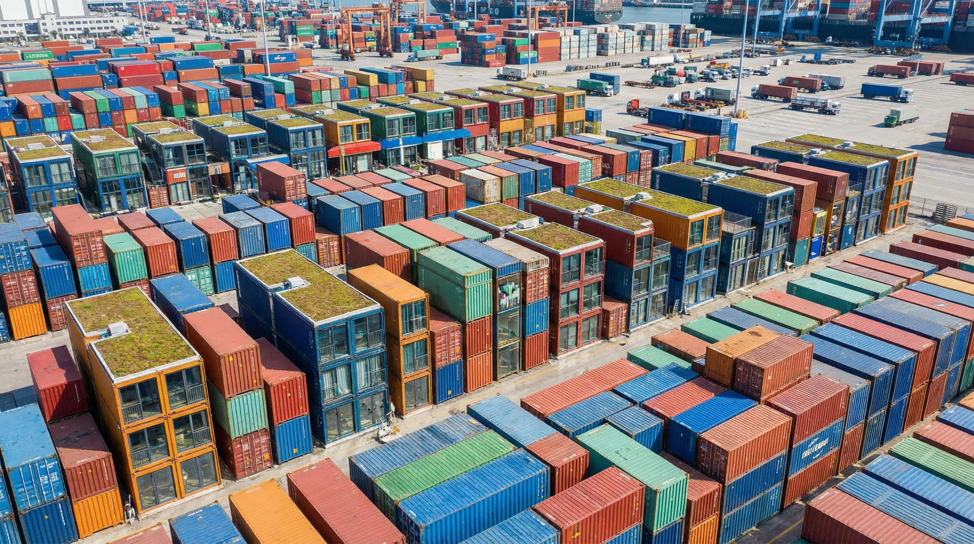 Containers e Módulos Habitacionais