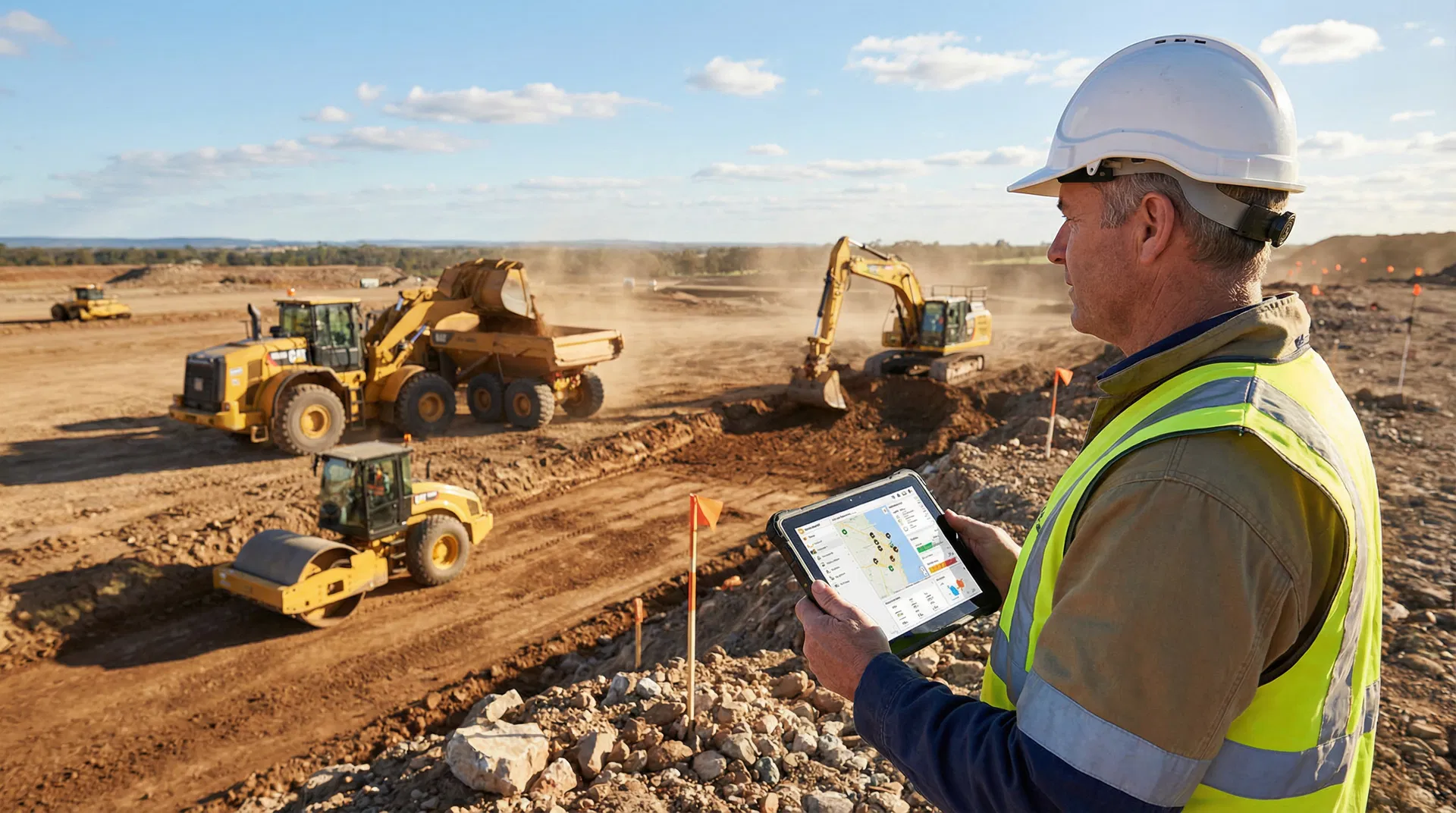 Gestão de terraplanagem