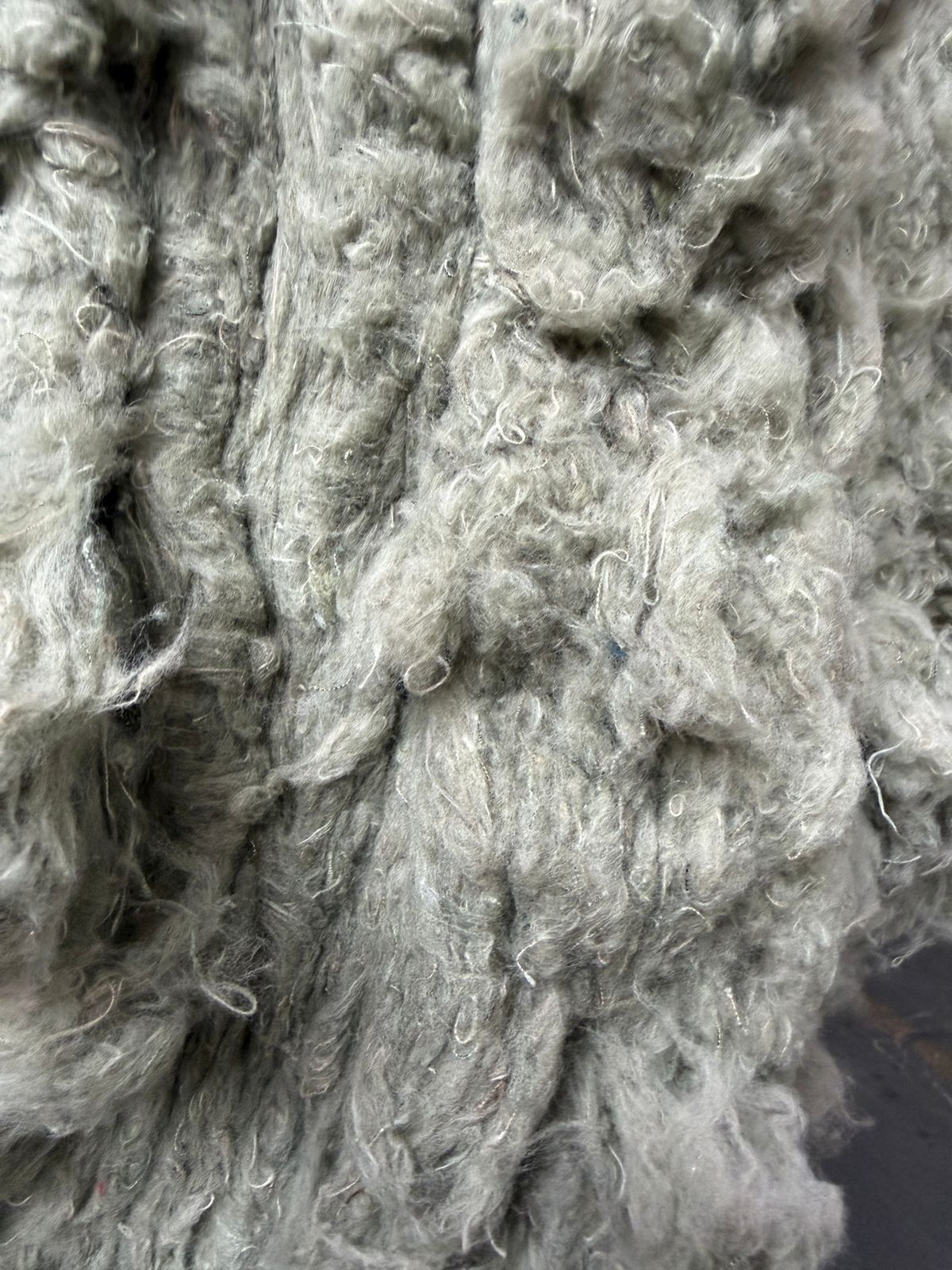 Fibra de algodón recuperado 