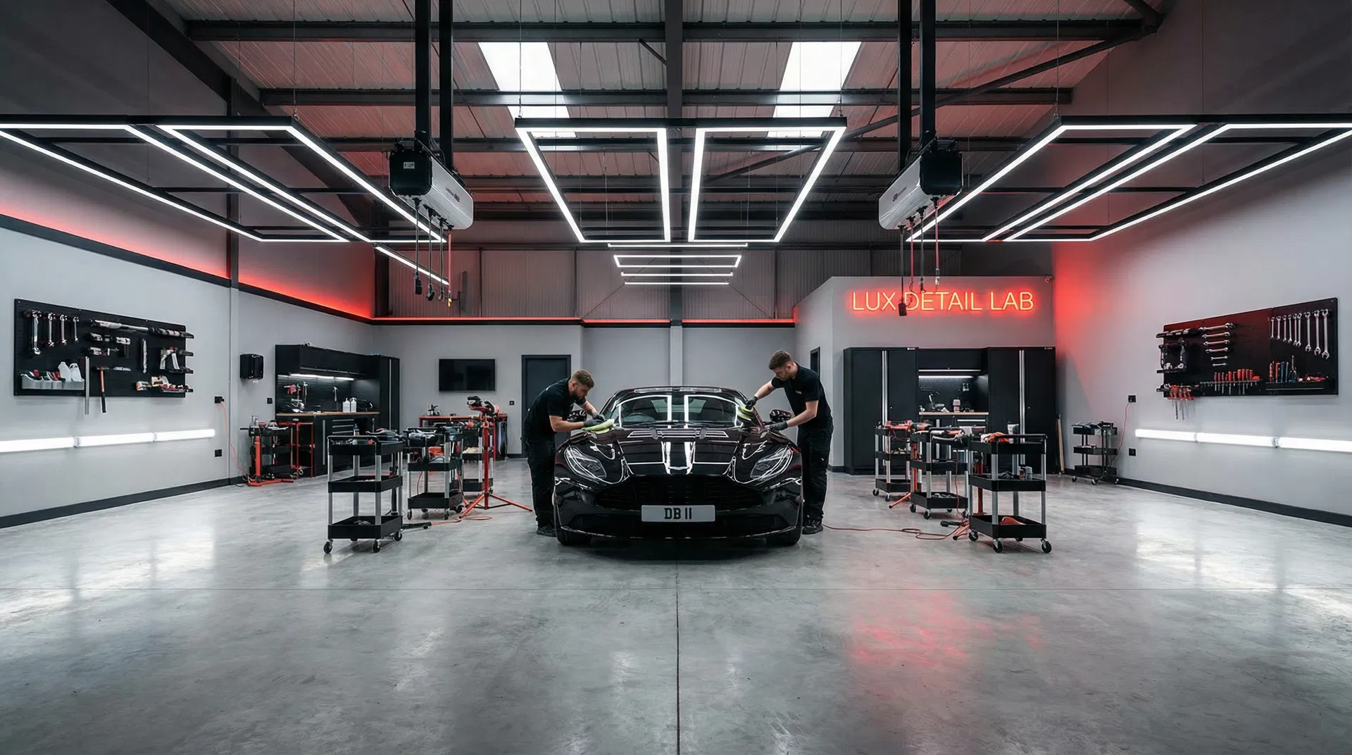 Espacio de trabajo profesional de Junior Clean en Playa del Carmen