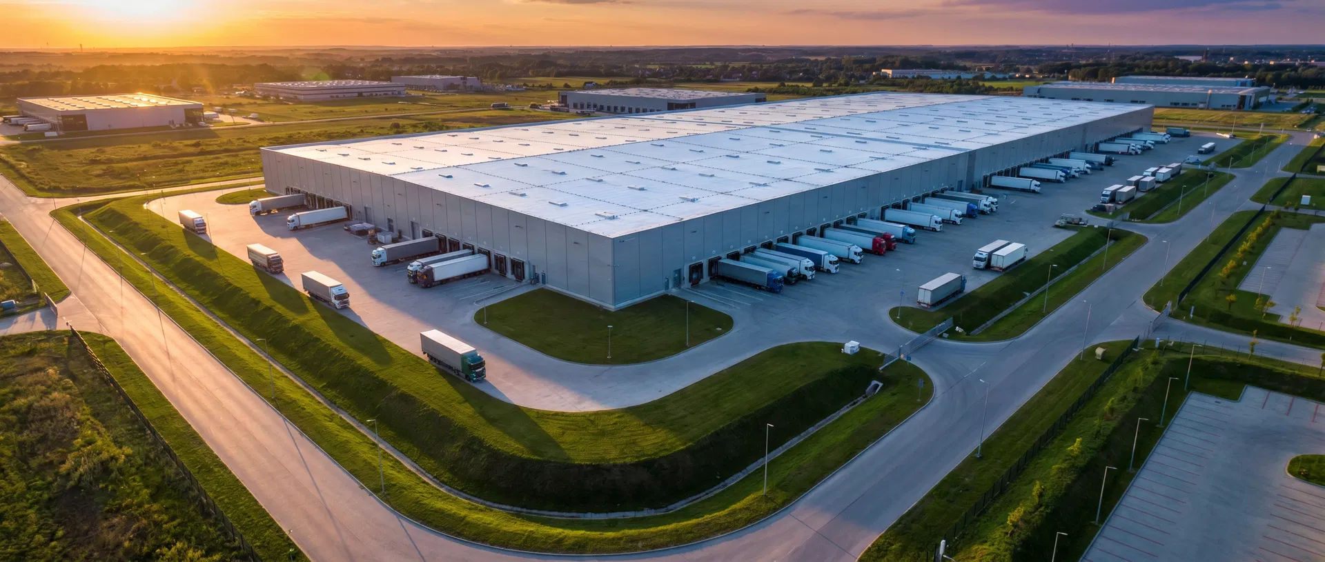 Galpão logístico em operação