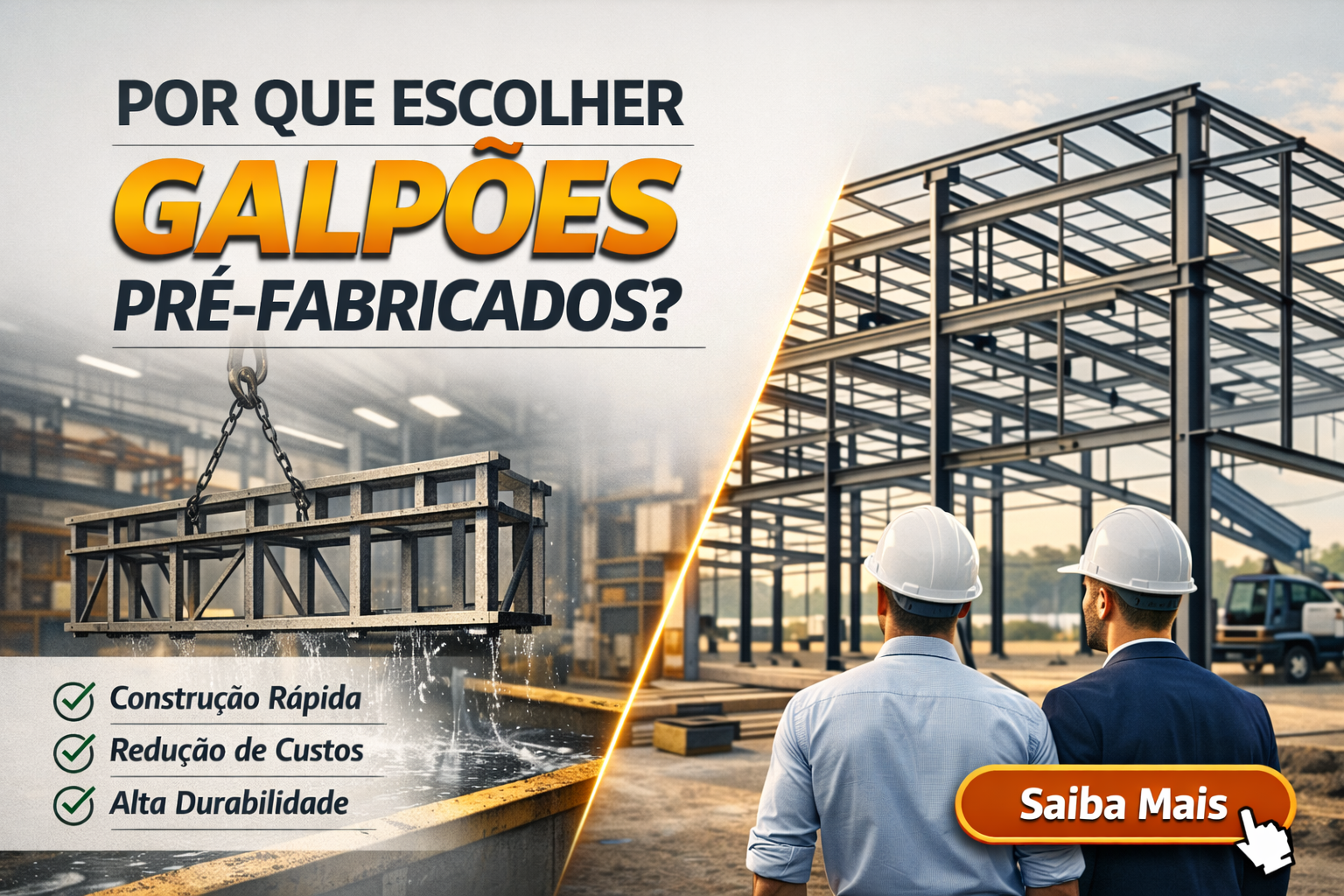 Por que escolher galpões pré-fabricados?