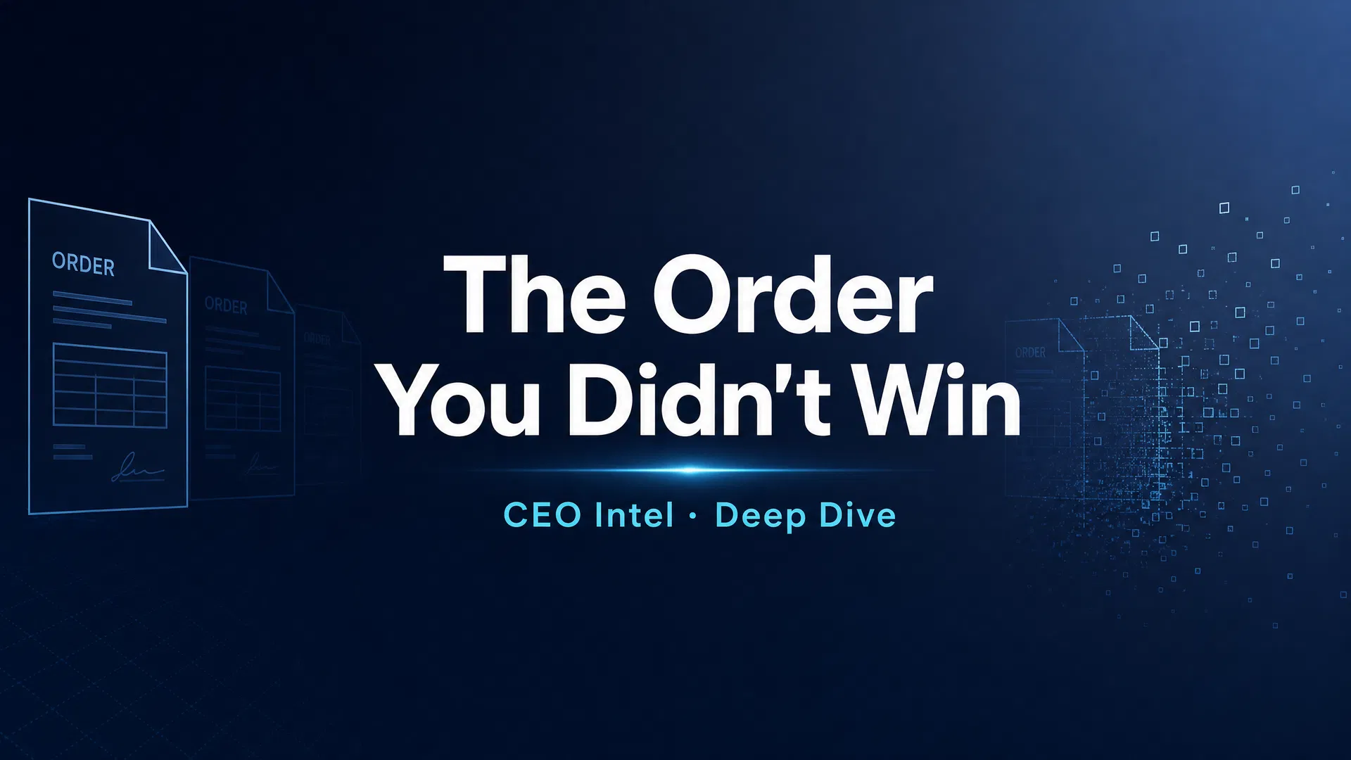 The Order You Didn't Win (And Never Knew Was There)