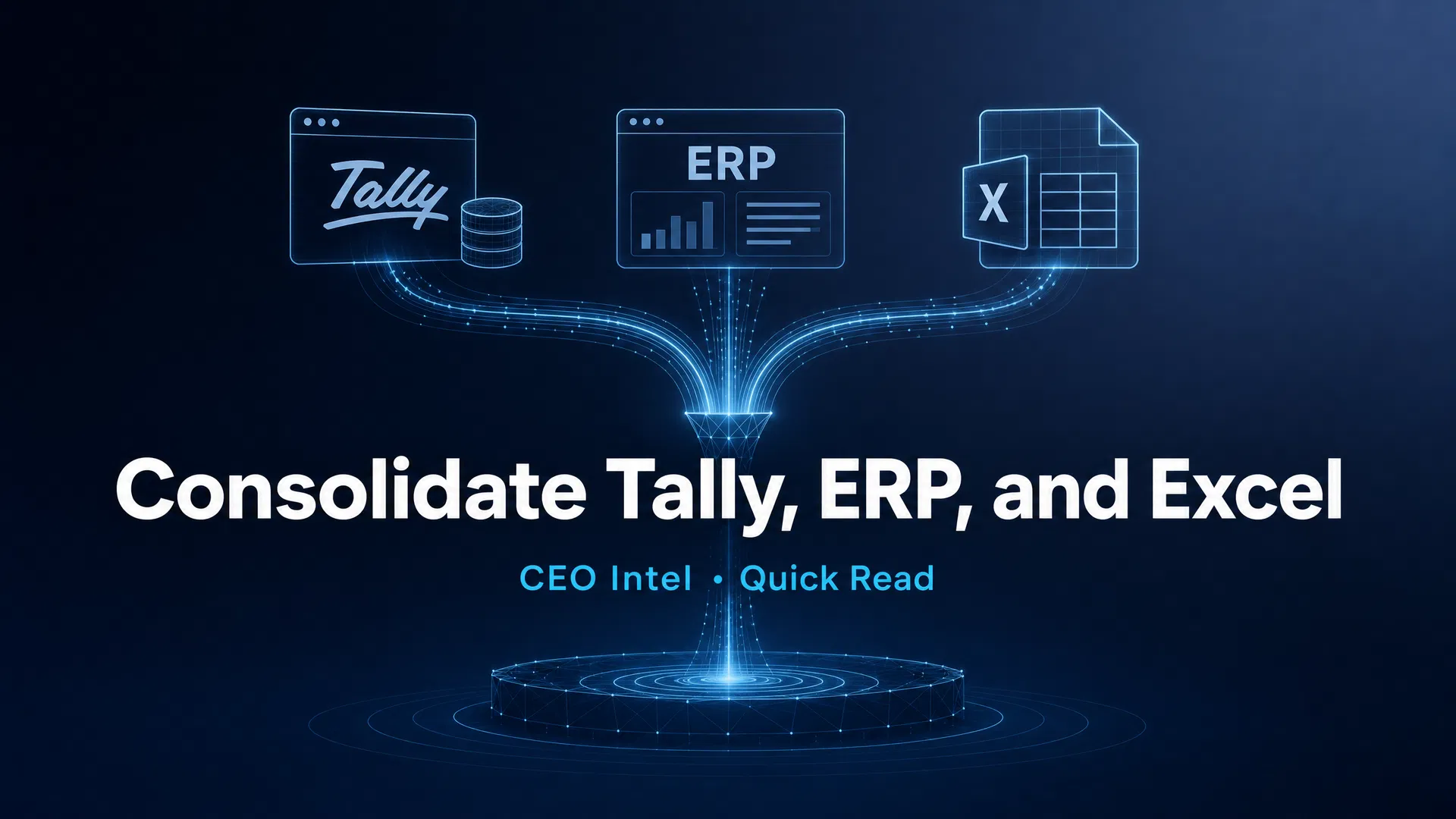 How Can Manufacturers Consolidate Data from Tally, ERP, and Excel?