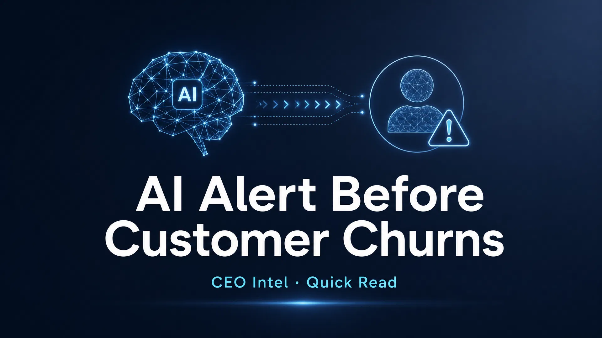 Can AI Alert a CEO Before a Customer Churns?