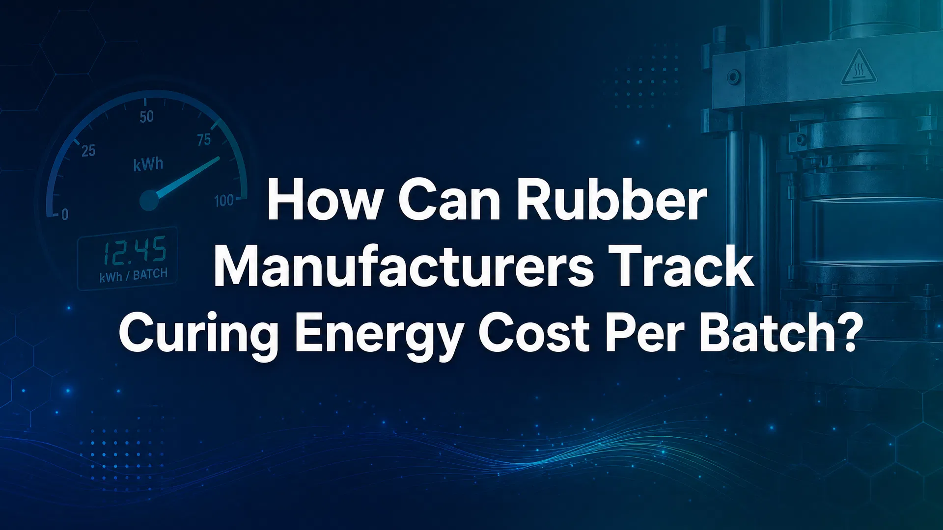 How Can Rubber Manufacturers Track Curing Energy Cost Per Batch?