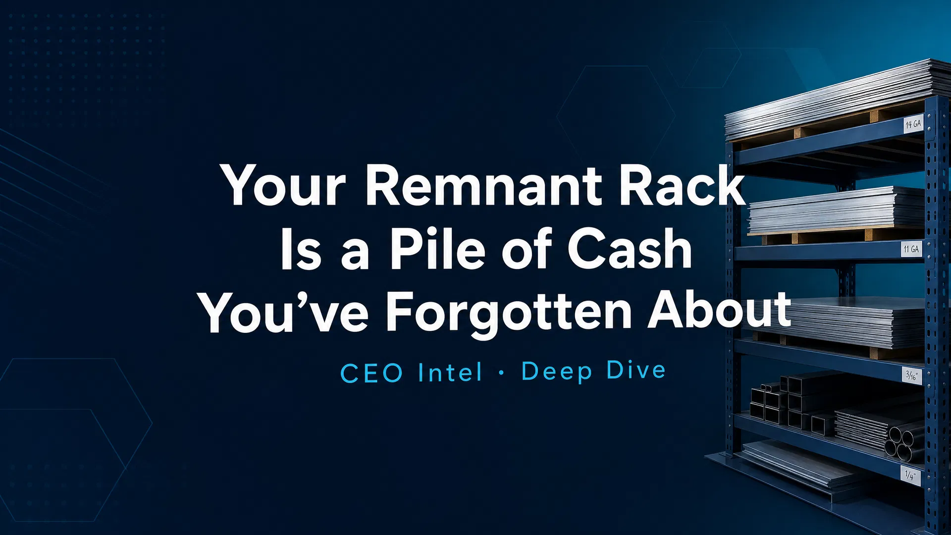 Your Remnant Rack Is a Pile of Cash You’ve Forgotten About