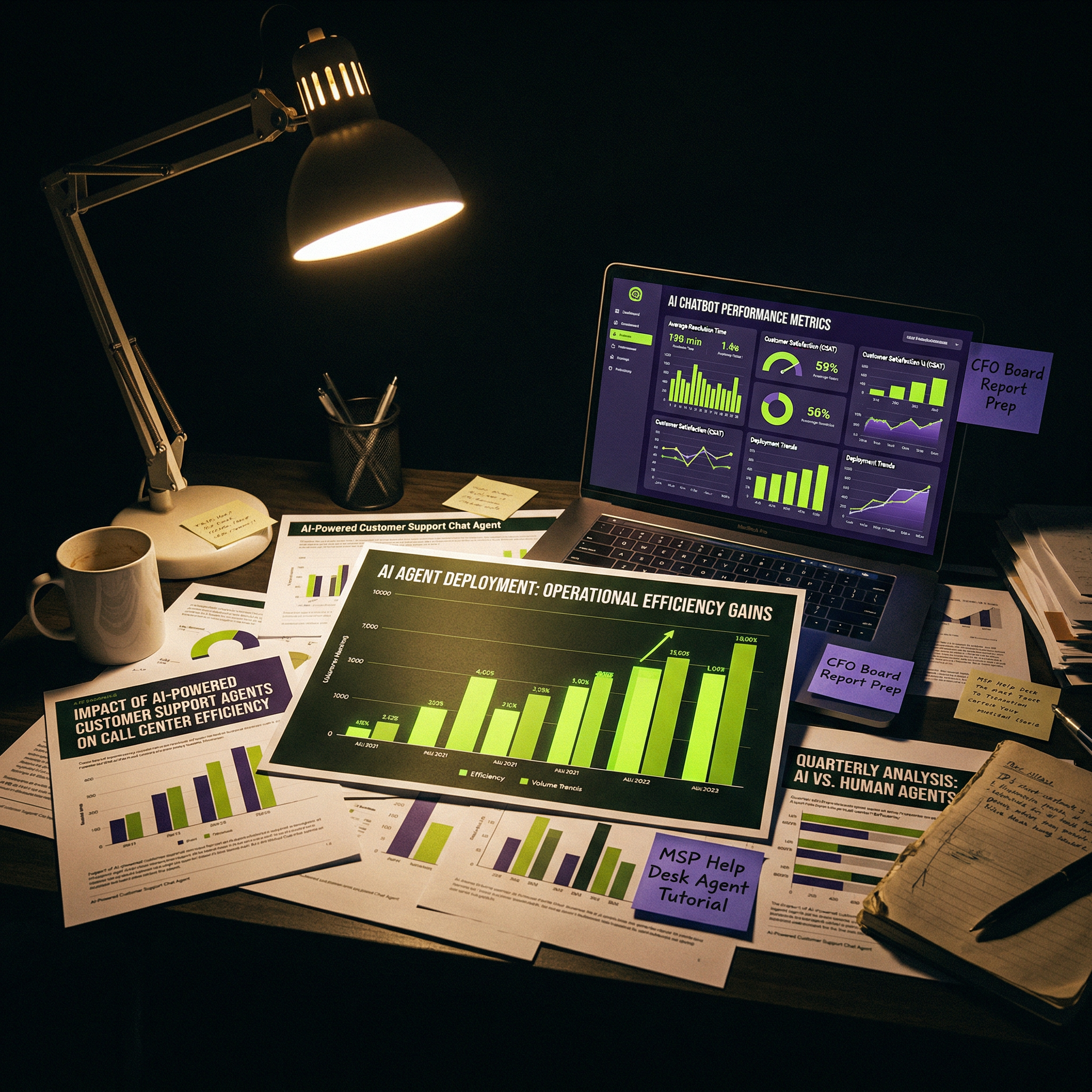 AI-Powered Customer Support Chat Agent (3 videos: CFO Board Report Prep | Hatz AI Phone Agent (ADEL) | MSP Help Desk Agent Tutorial)