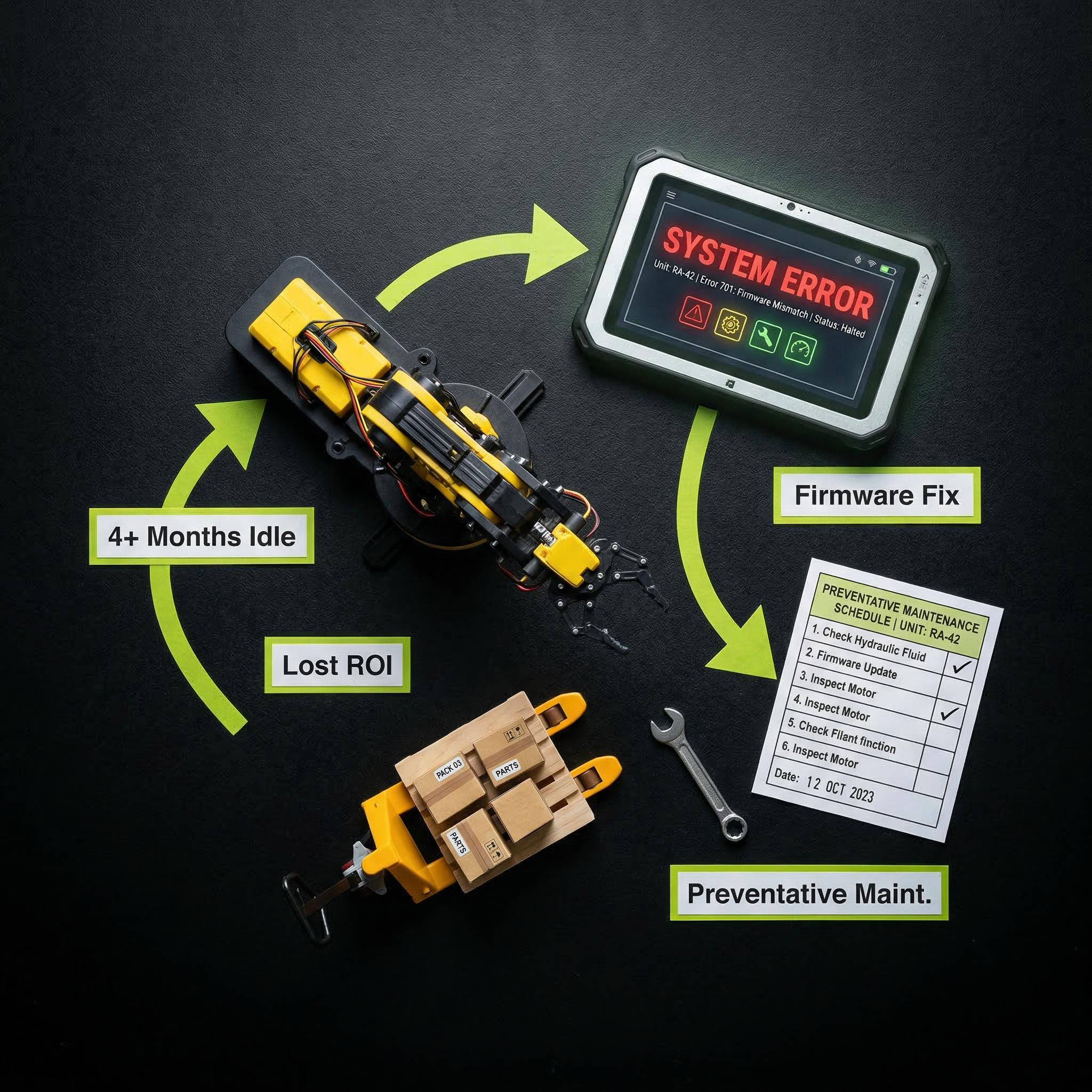 Take Care of Warehouse Robots, and They’ll Take Care of You