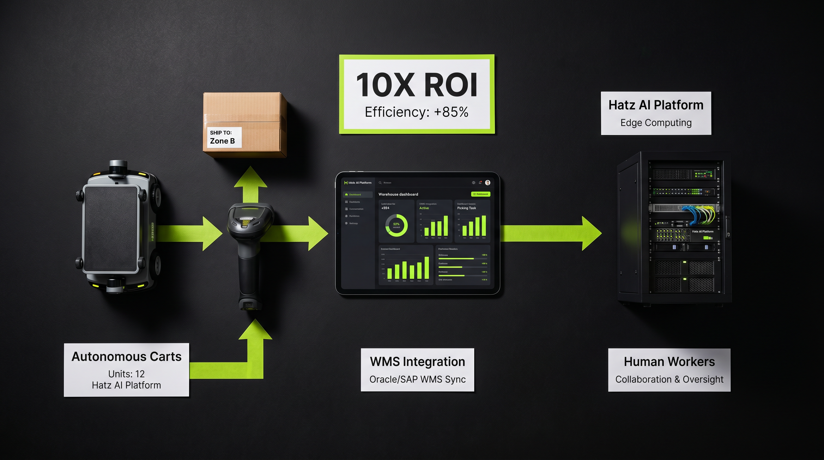 Autonomous Carts Are Just the Start: Why Warehouse AI Orchestration Delivers 10X ROI