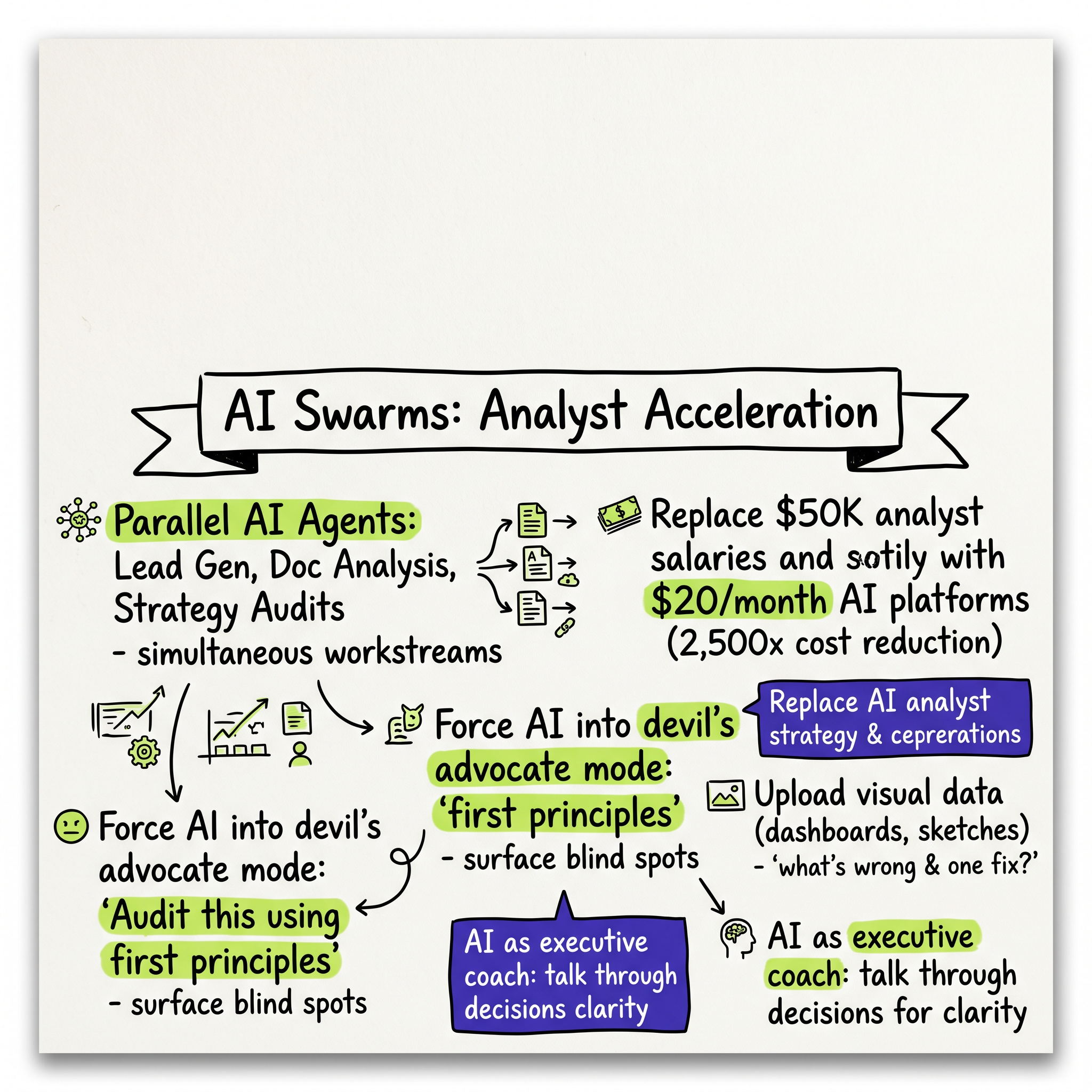 AI Swarms Replace $50K Analysts — 300 Pages Analyzed in One Afternoon