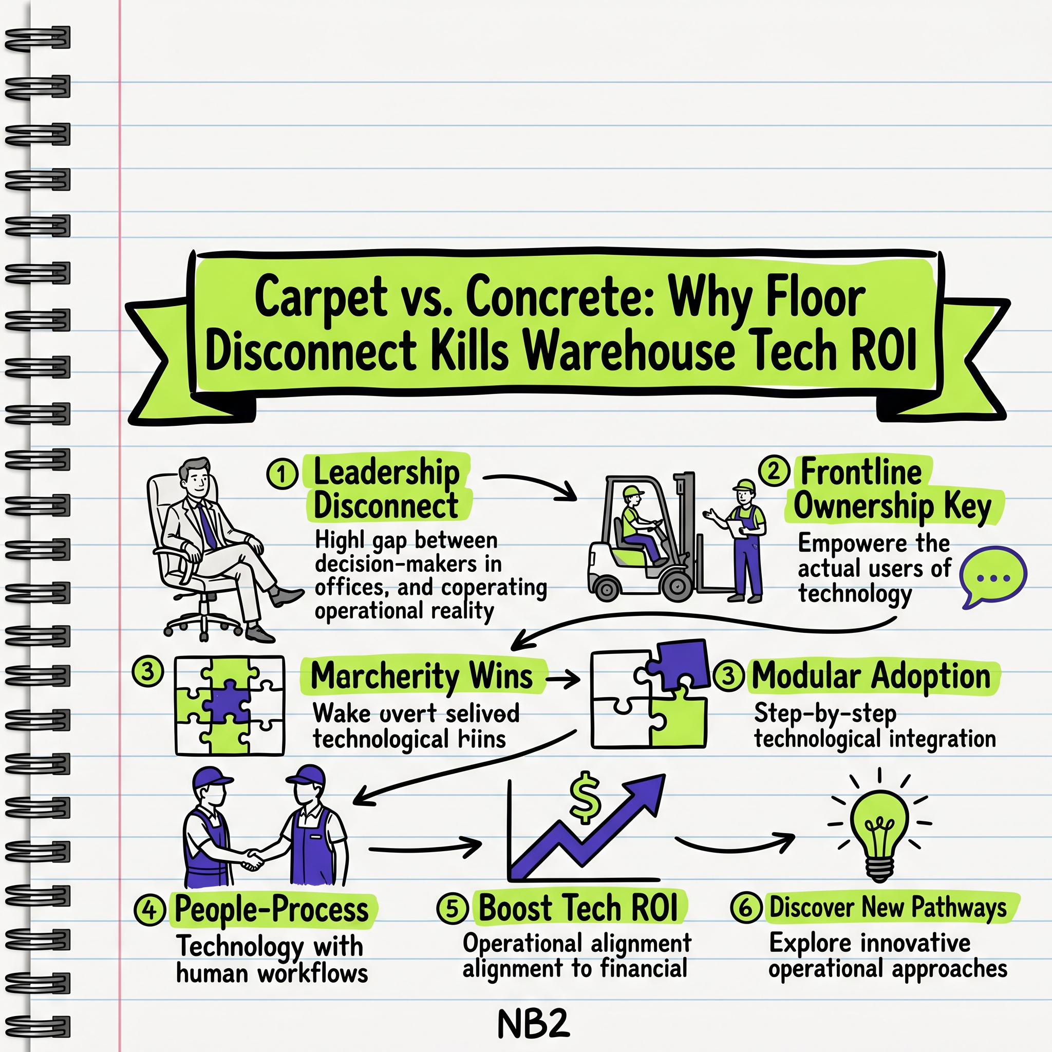 Carpet vs. Concrete: Why Floor Disconnect Kills Warehouse Tech ROI