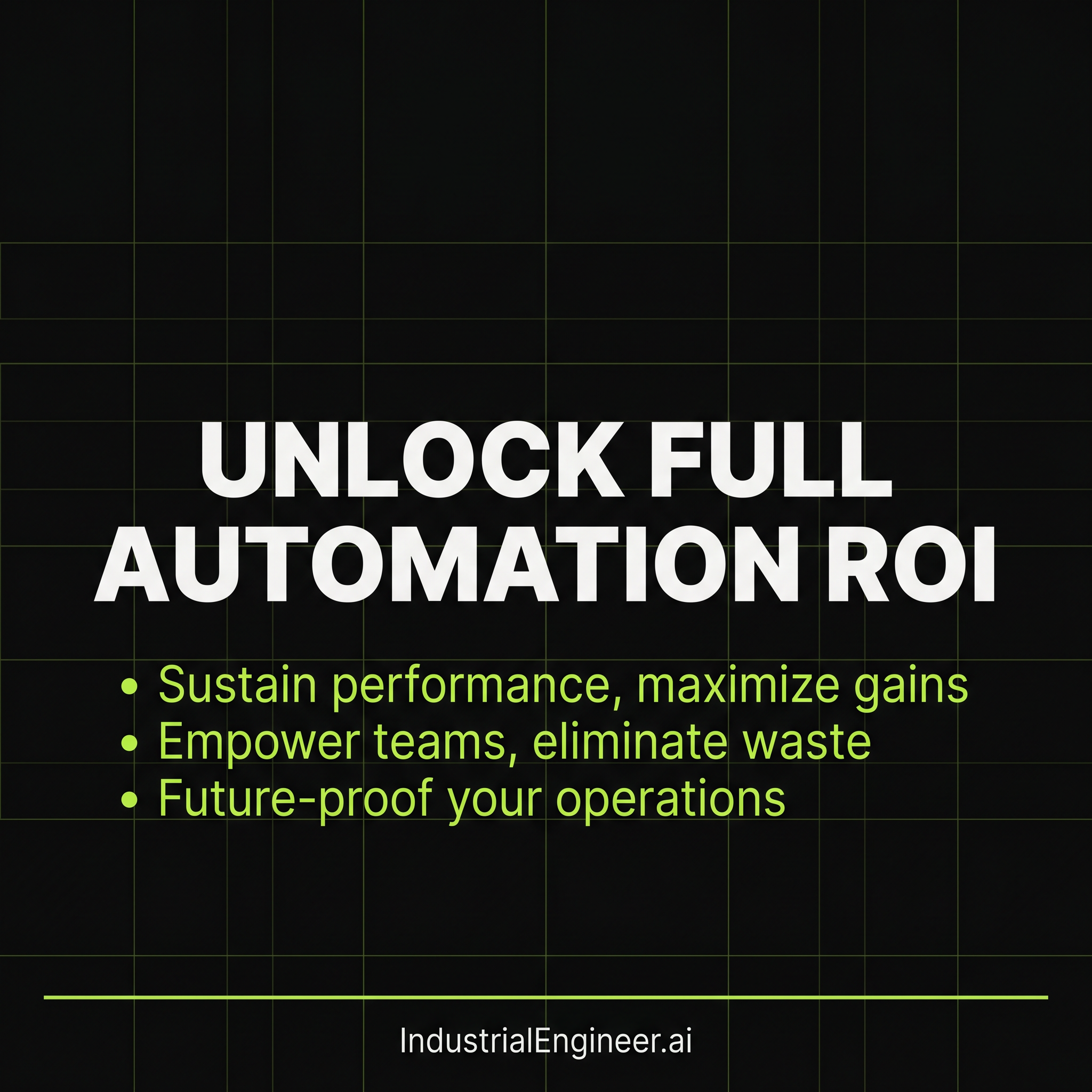 Post-Go-Live Gap Costs Warehouses 20–40% of Automation ROI