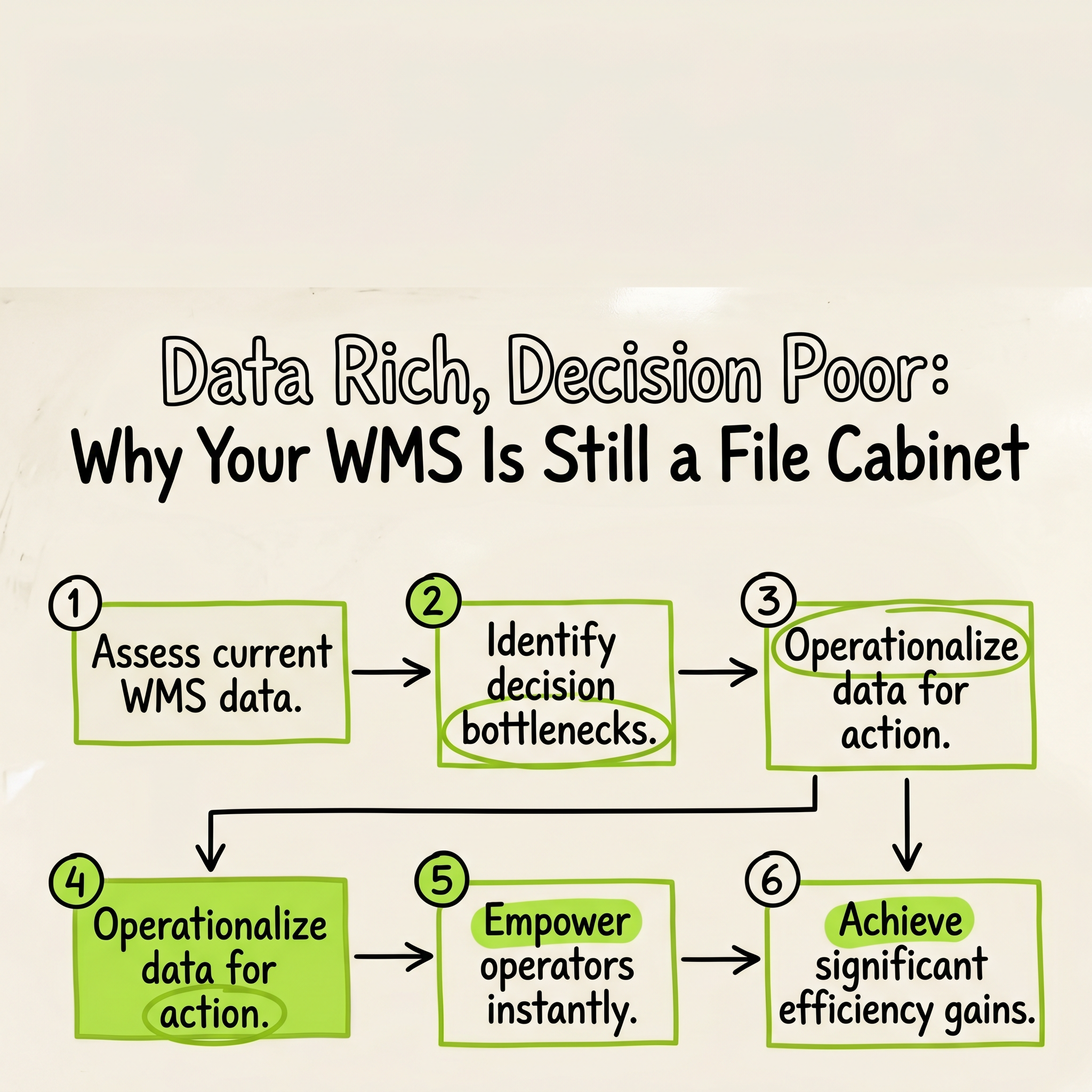 Data Rich, Decision Poor: Why Your WMS Is Still a File Cabinet