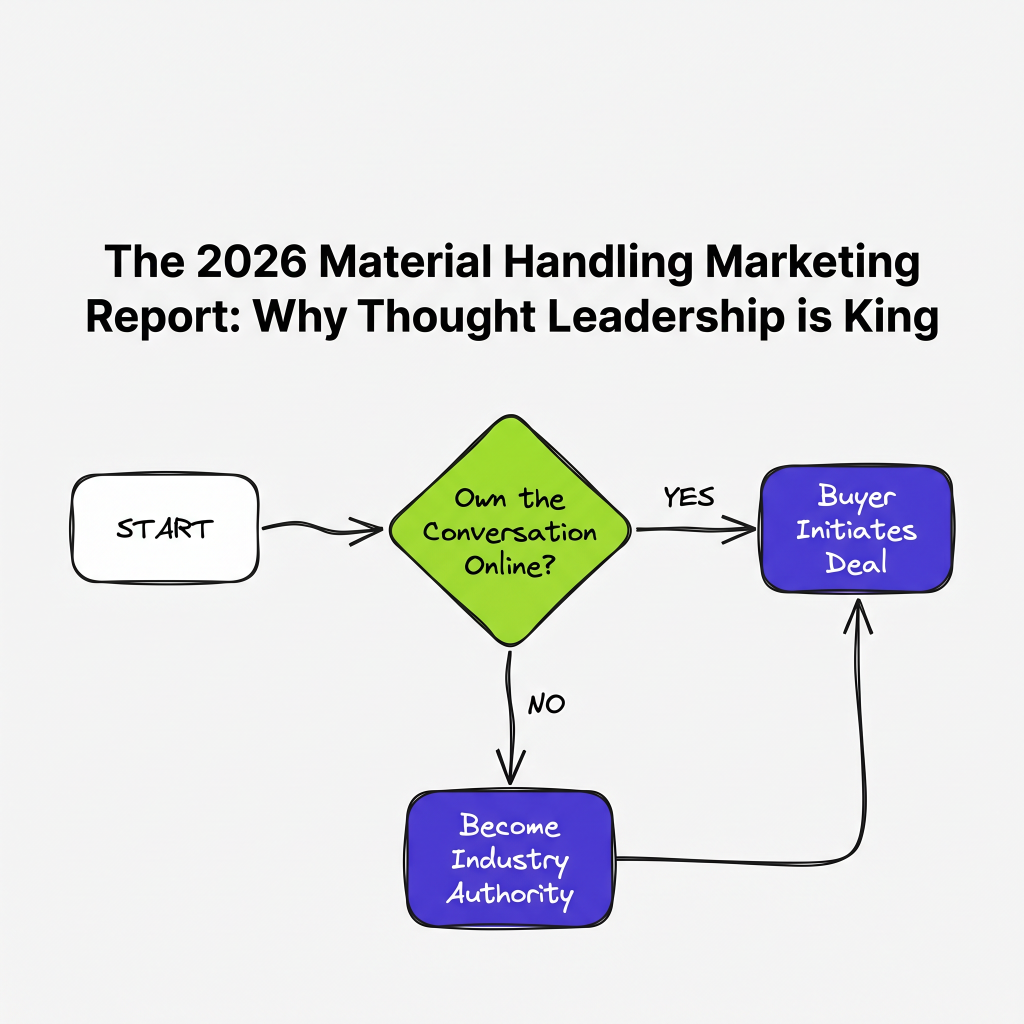 The 2026 Material Handling Marketing Report: Why Thought Leadership is King