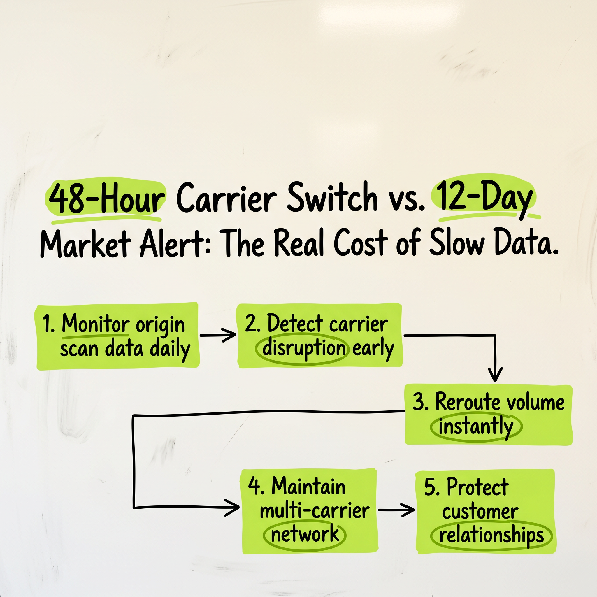 48-Hour Carrier Switch vs. 12-Day Market Alert: The Real Cost of Slow Data