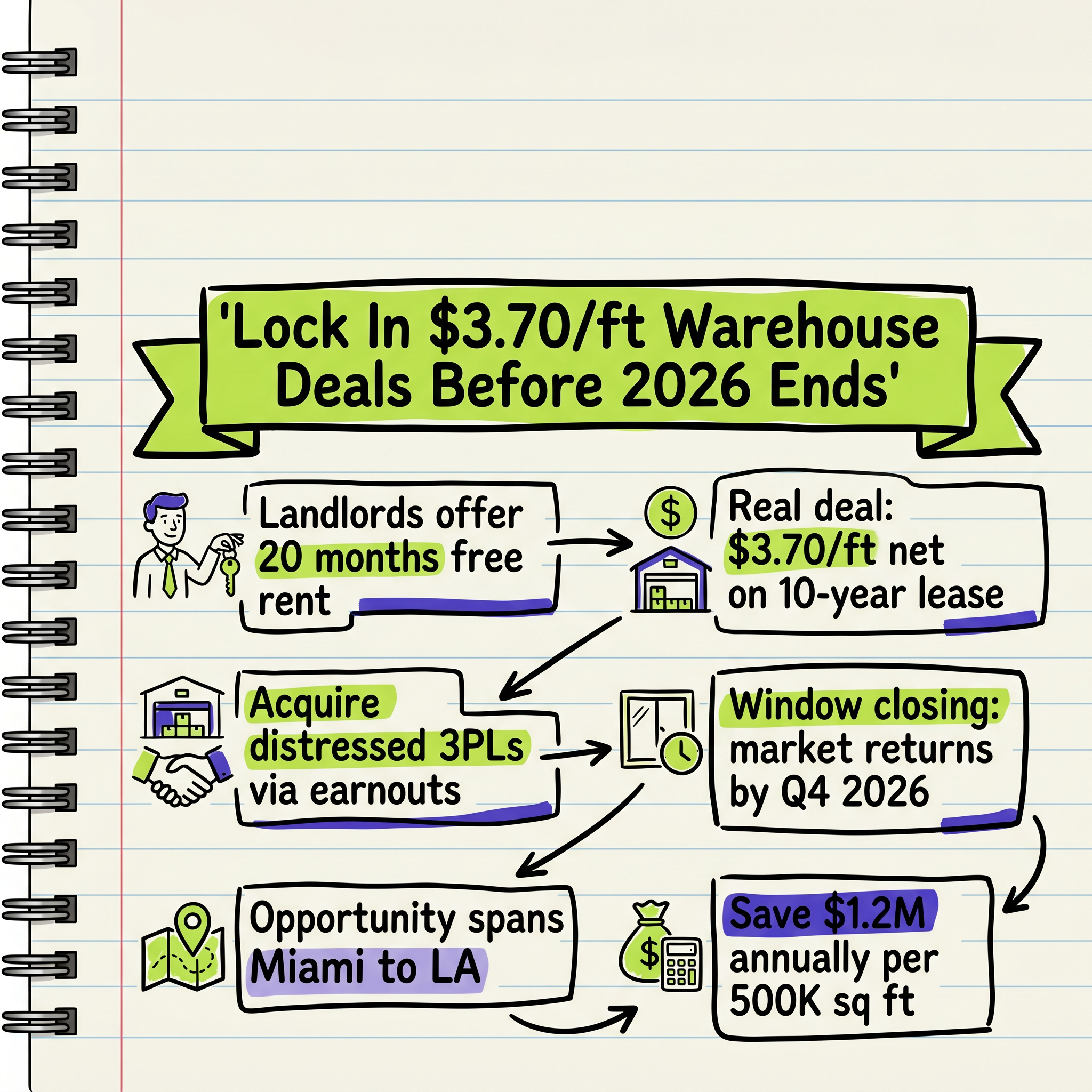 Lock In $3.70/ft Warehouse Deals Before 2026 Ends