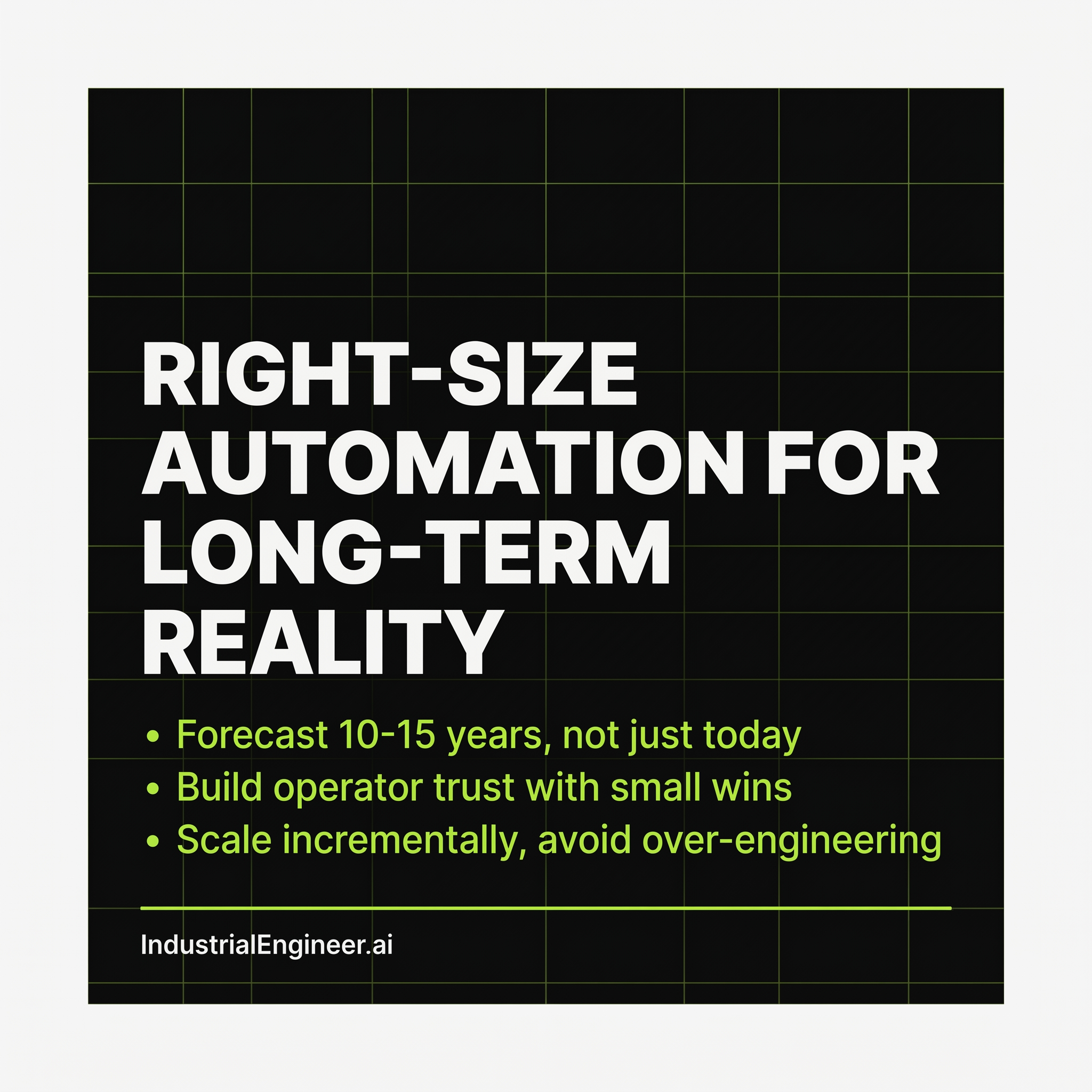 Match Automation to 10–15 Year Labor Reality