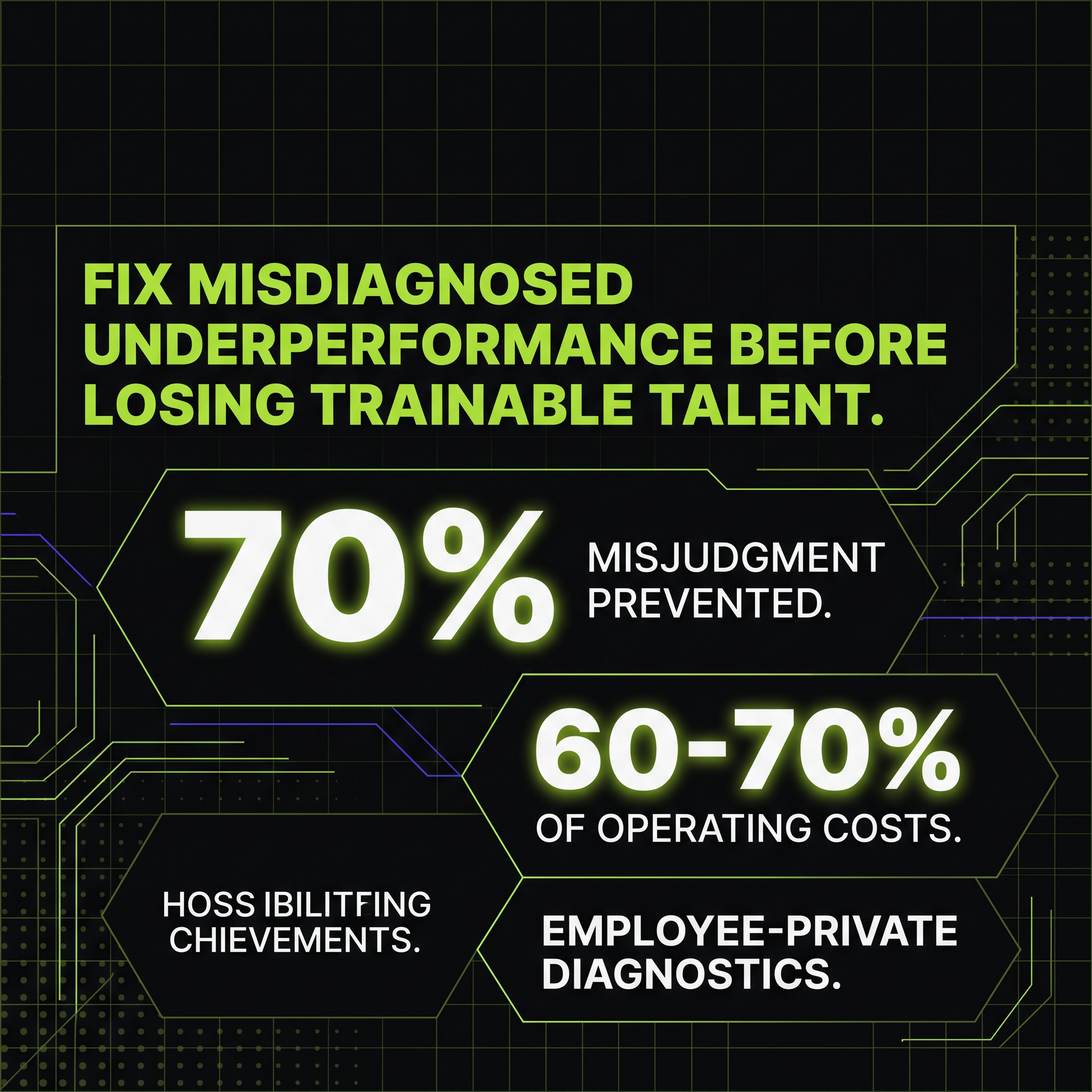 Fix Misdiagnosed Underperformance Before Losing Trainable Talent