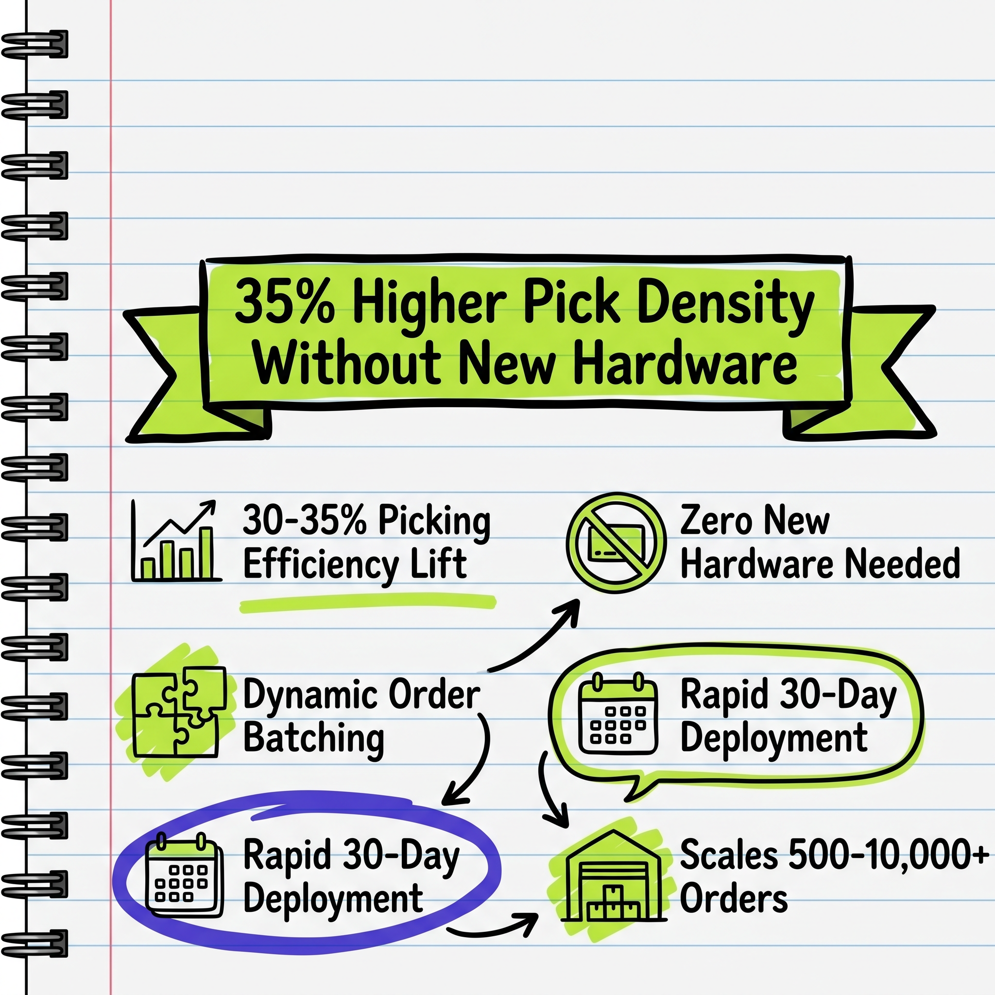 35% Higher Pick Density Without New Hardware