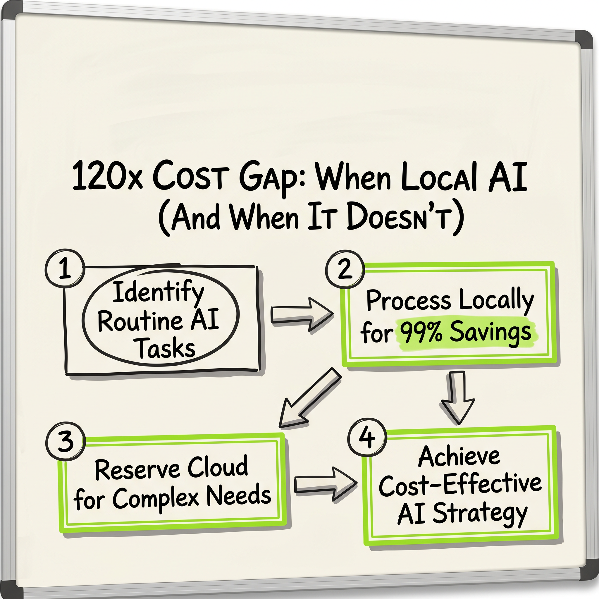 120x Cost Gap: When Local AI Beats Cloud (And When It Doesn't)
