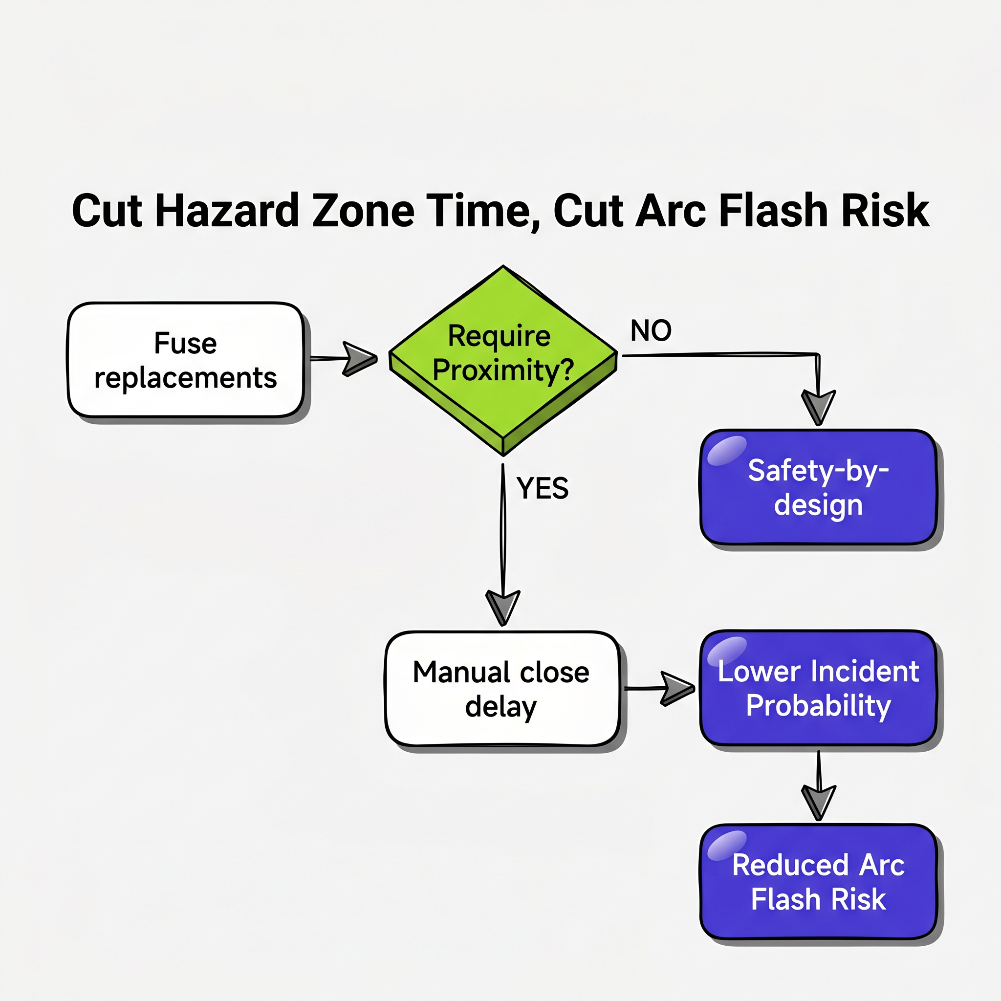 Cut Hazard Zone Time, Cut Arc Flash Risk