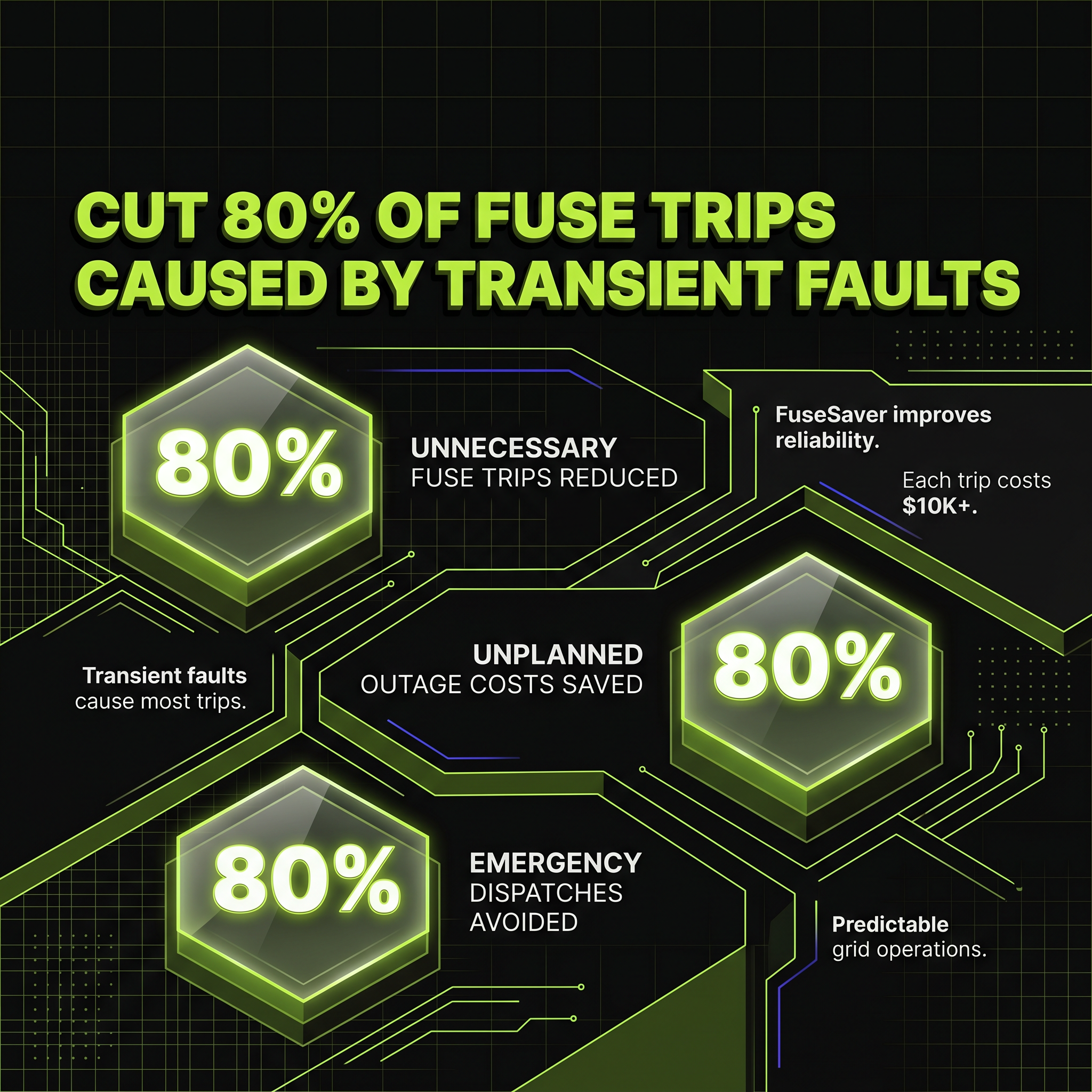 Cut 80% of Fuse Trips Caused by Transient Faults