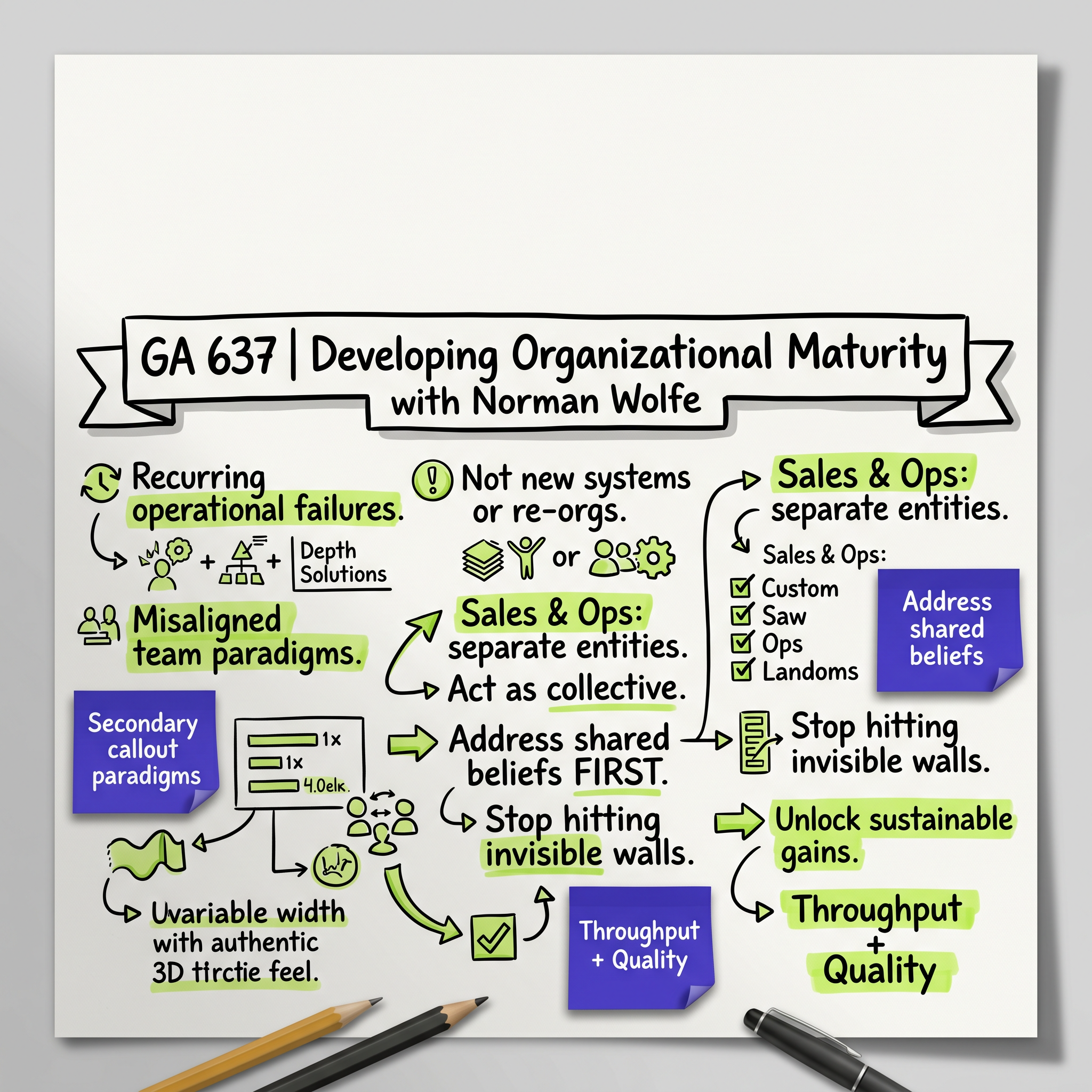 GA 637 | Developing Organizational Maturity with Norman Wolfe