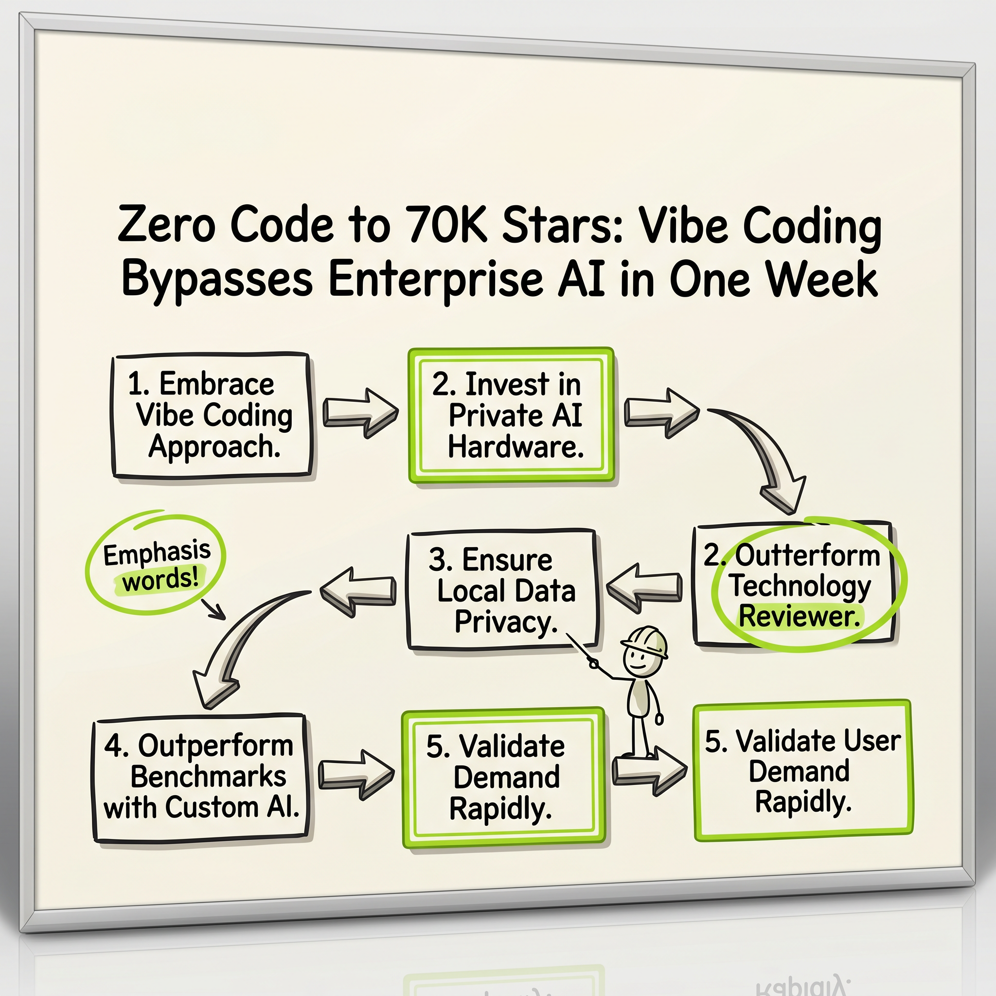 Zero Code to 70K Stars: Vibe Coding Bypasses Enterprise AI in One Week