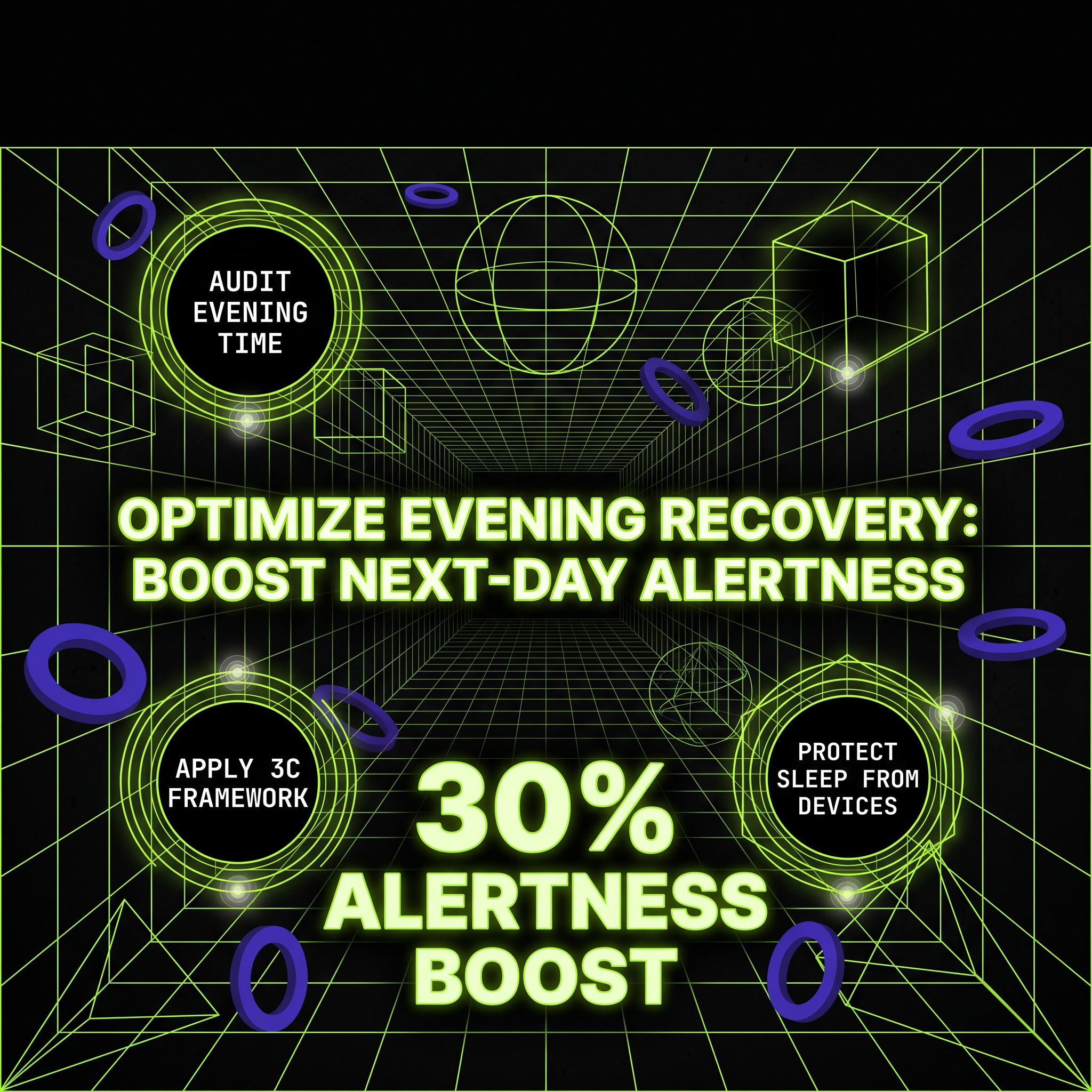 Optimize Evening Recovery: Boost Next-Day Alertness by 30%
