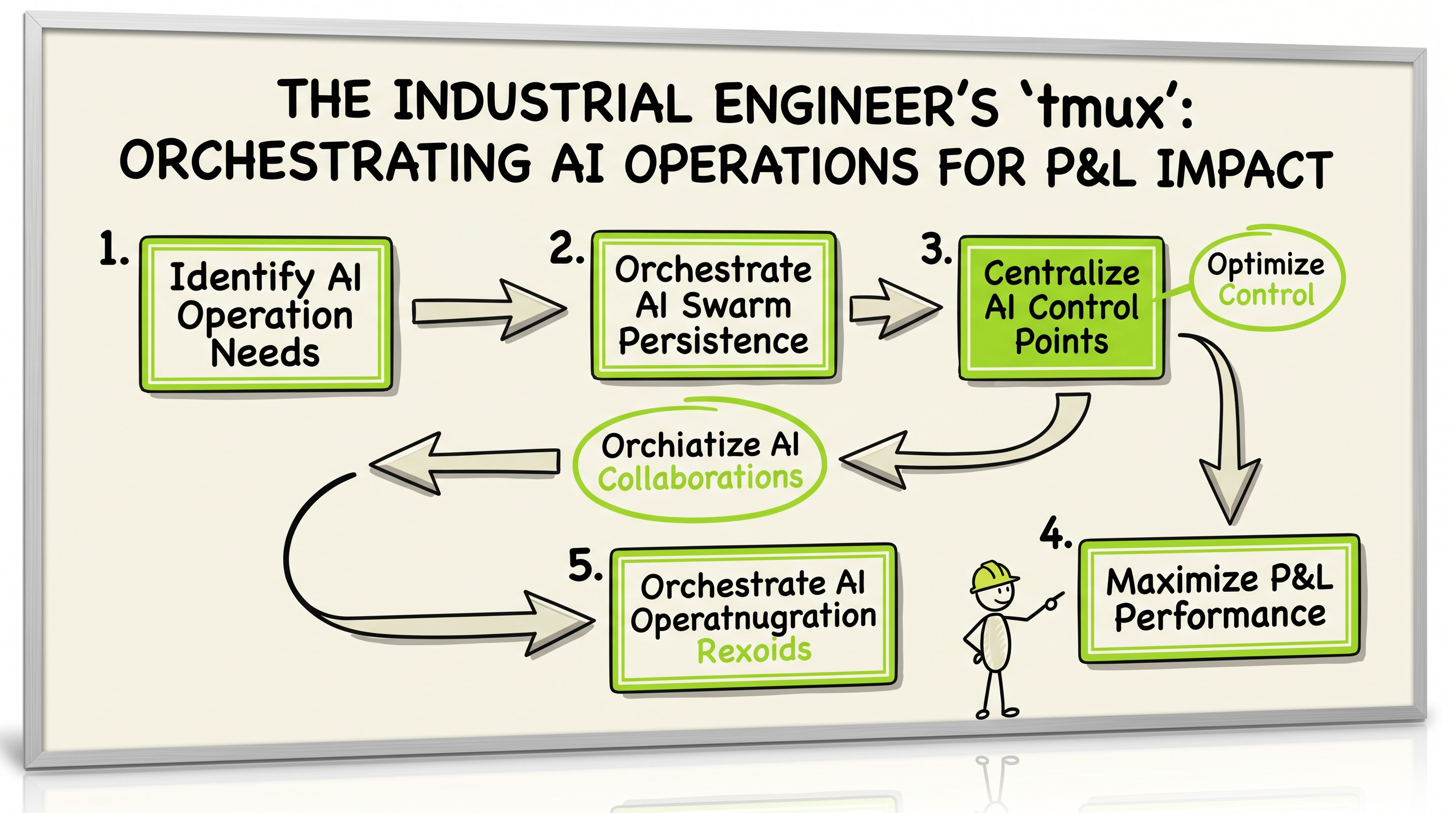 The Industrial Engineer's 'tmux': Orchestrating AI Operations for P&L Impact