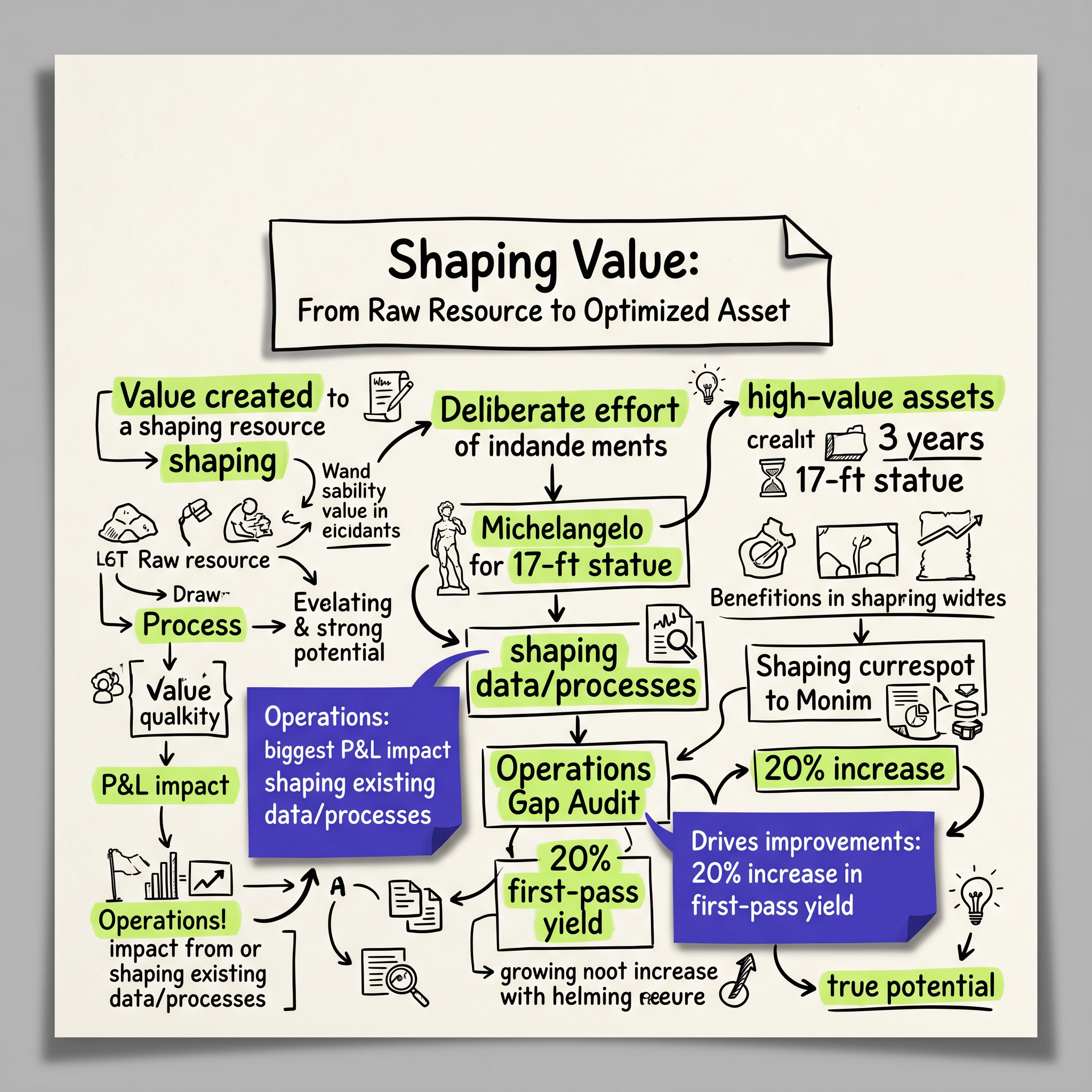 Shaping Value: From Raw Resource to Optimized Asset
